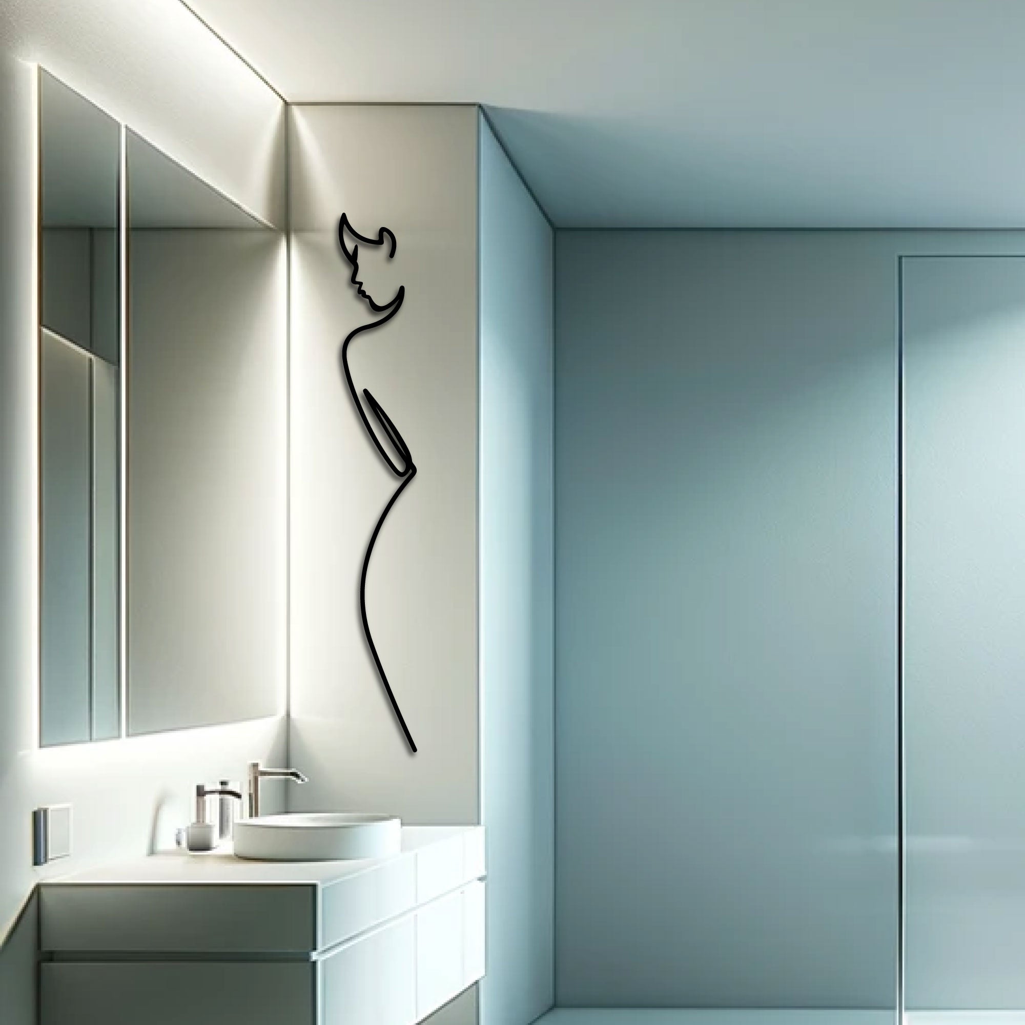 Metal Wall Decoration - Minimalist Elegance