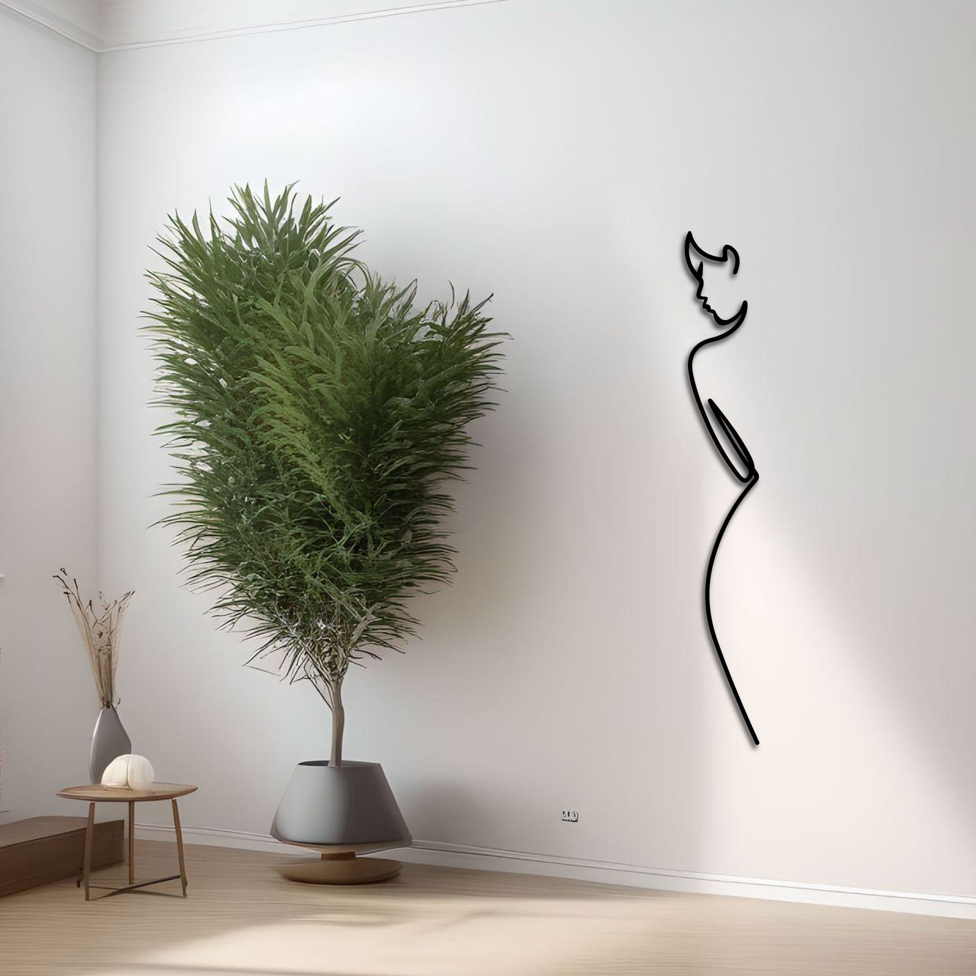 Metal Wall Decoration - Minimalist Elegance