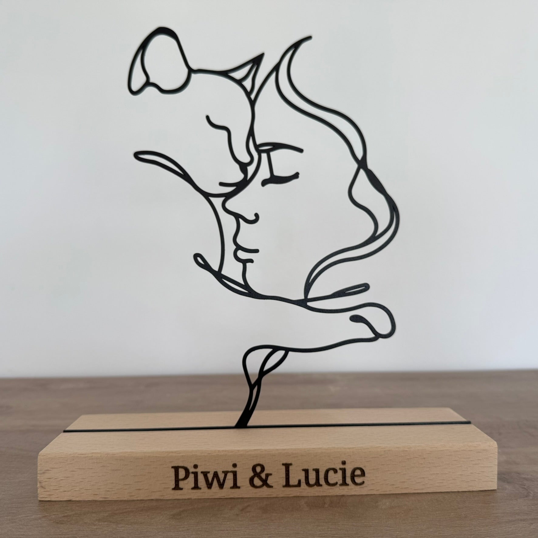 The art of decoration, metal & wood – Cat lover