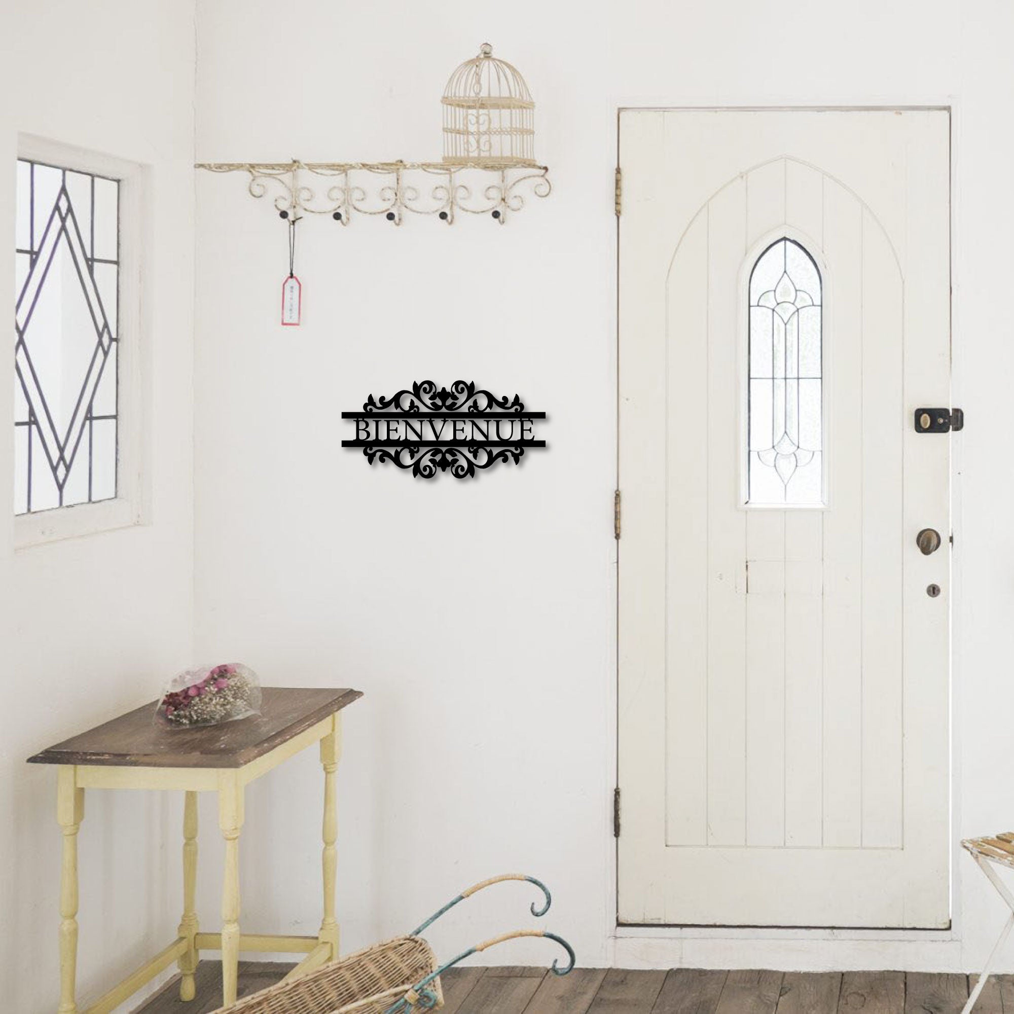 Metal Wall Decoration - Bienvenue