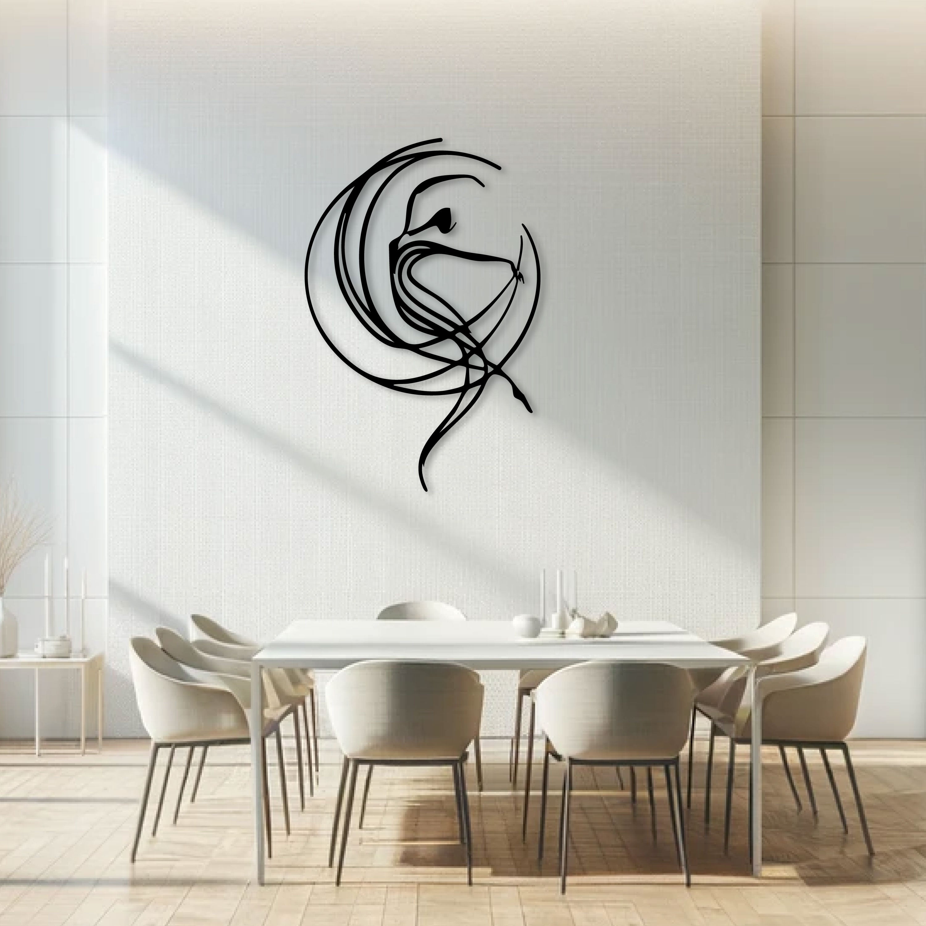 Décoration Murale en Métal - L'Âme de la Danse