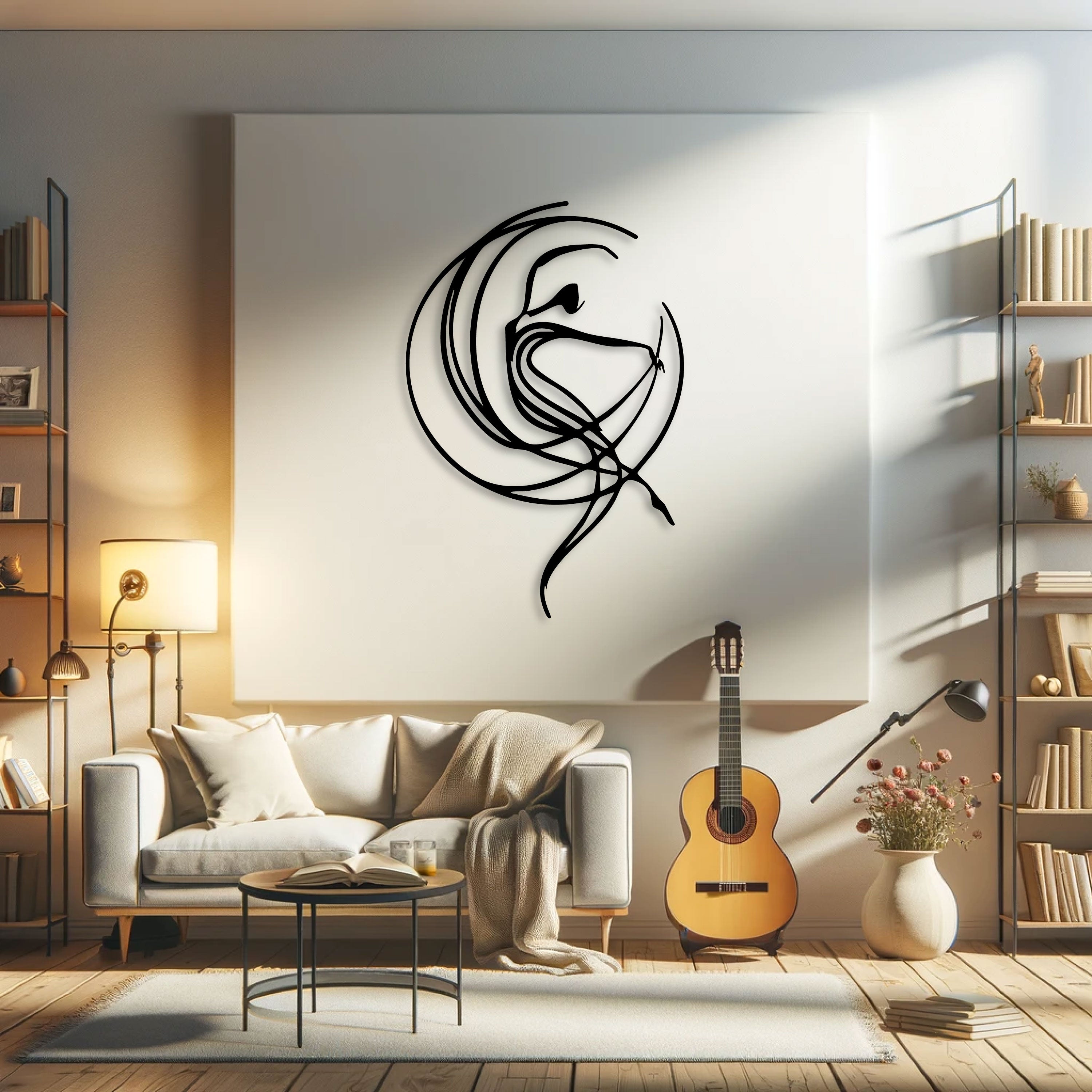 Décoration Murale en Métal - L'Âme de la Danse