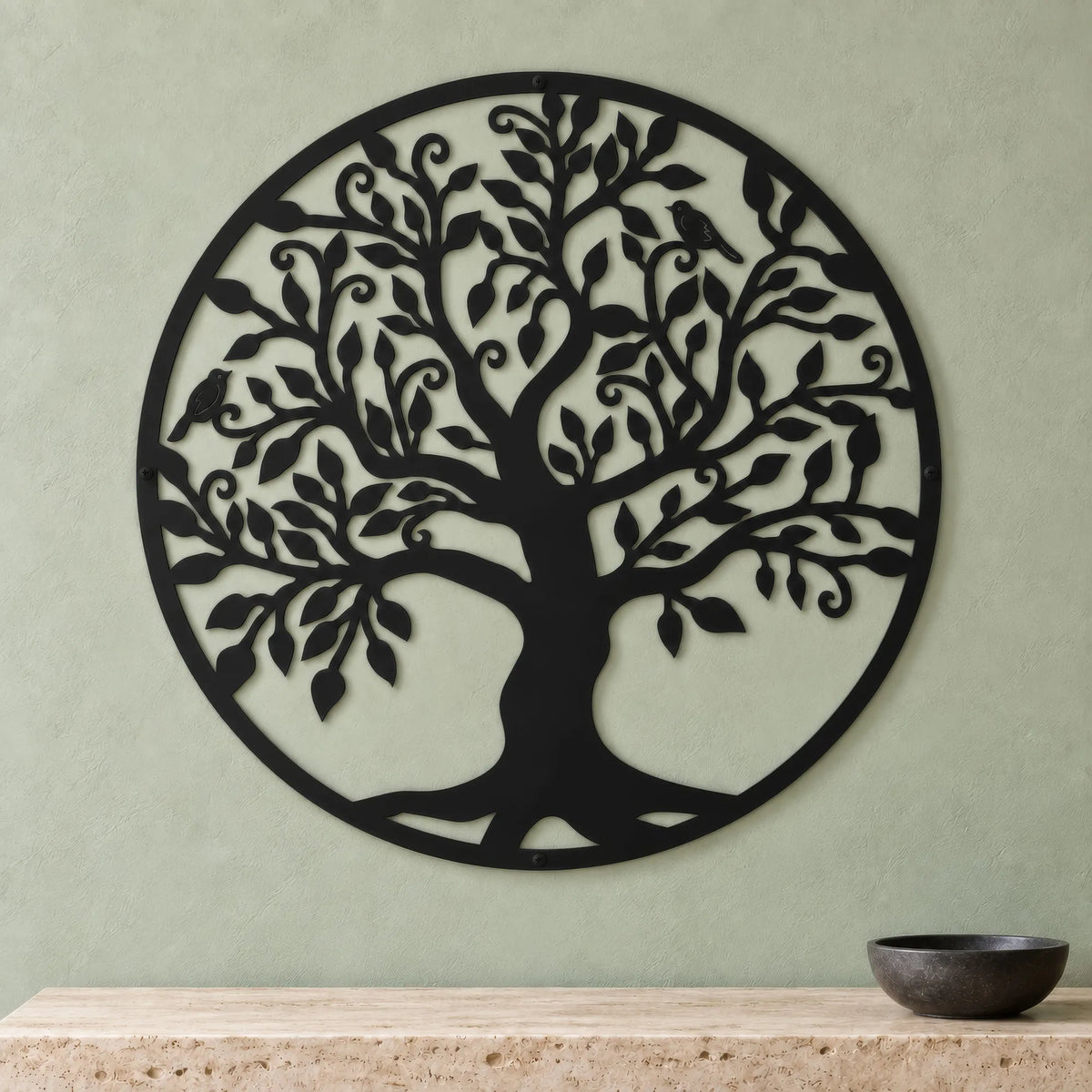 Décoration murale en métal - Arbre de vie