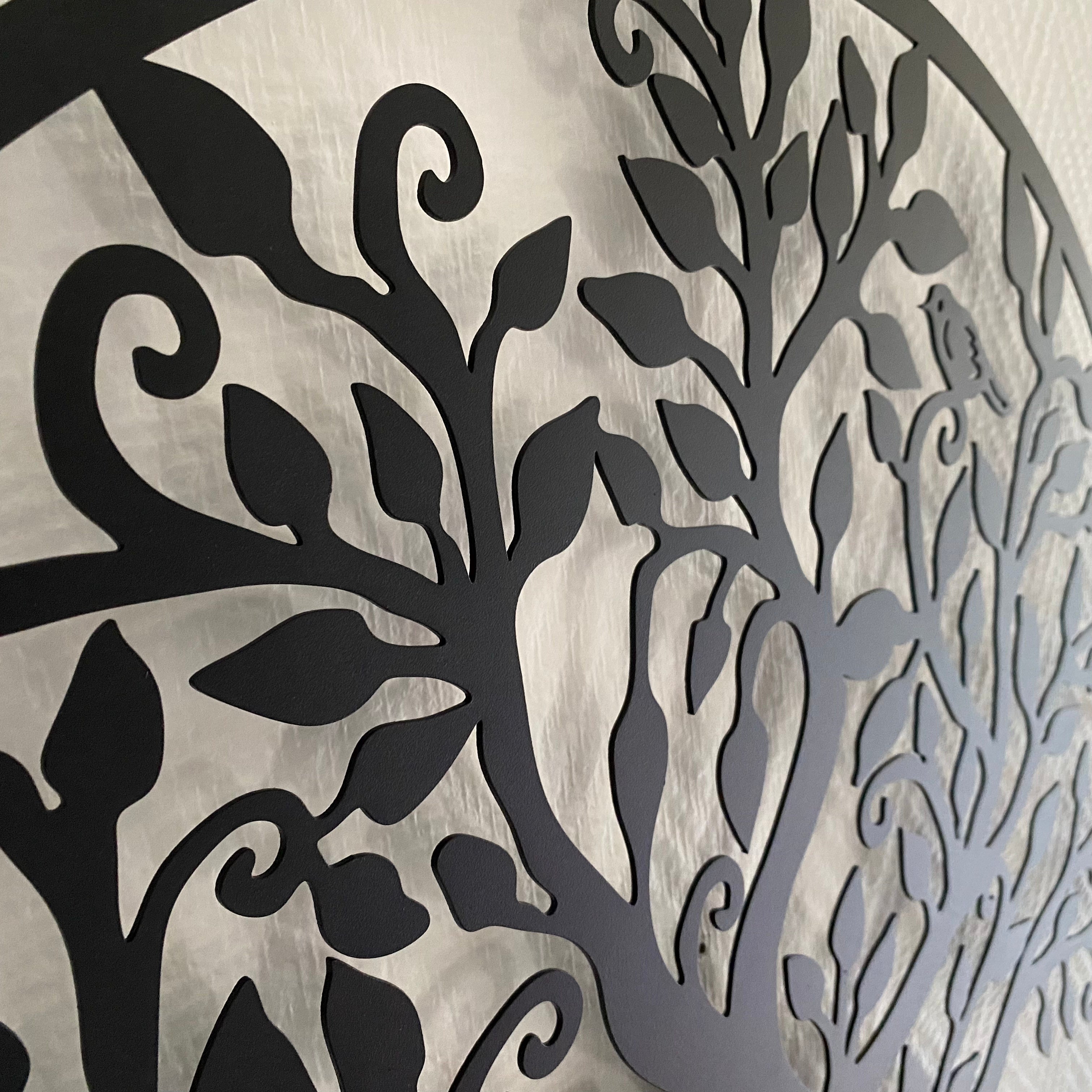 Décoration Murale en Métal - Arbre de vie (T14)