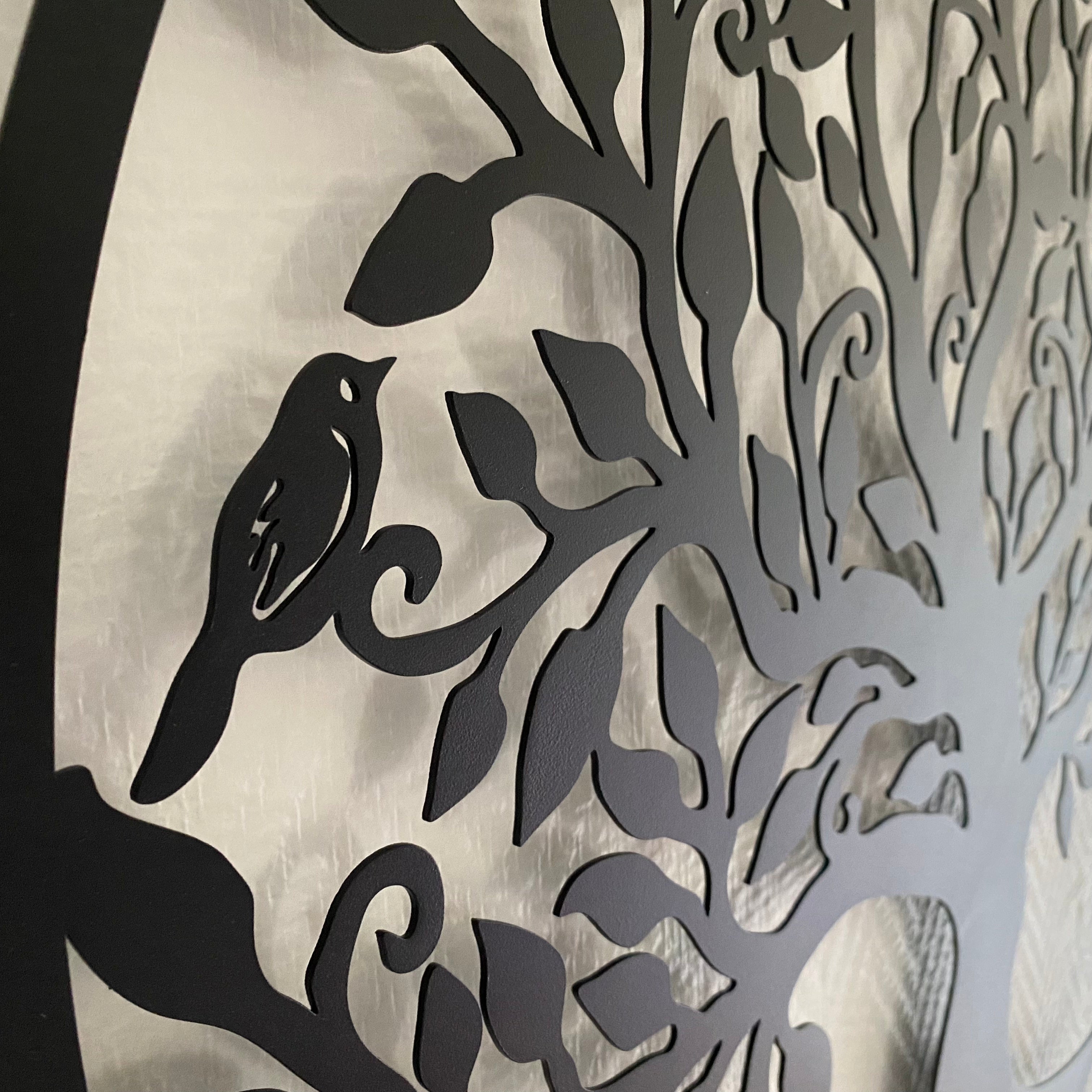 Décoration Murale en Métal - Arbre de vie (T14)