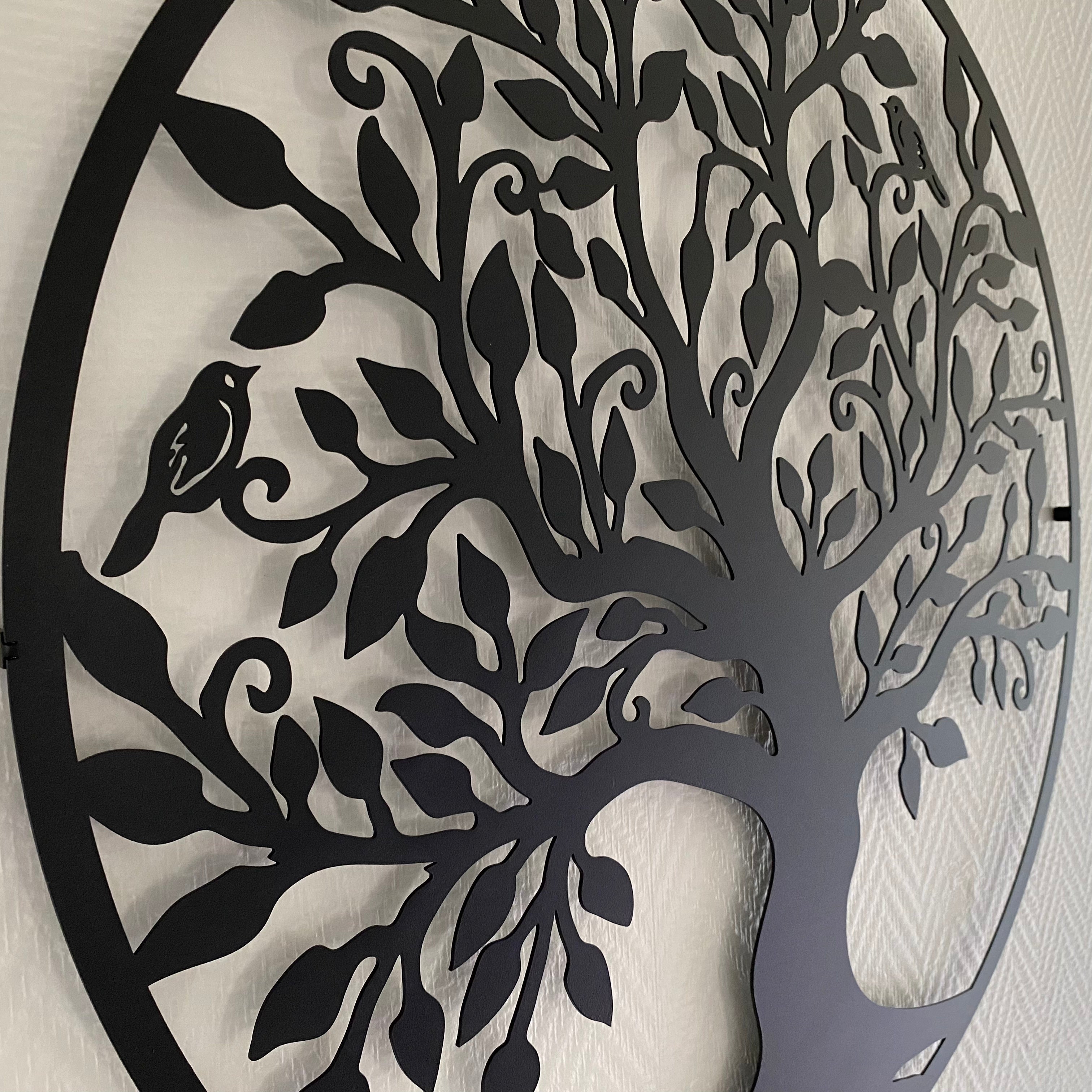 Décoration Murale en Métal - Arbre de vie (T14)
