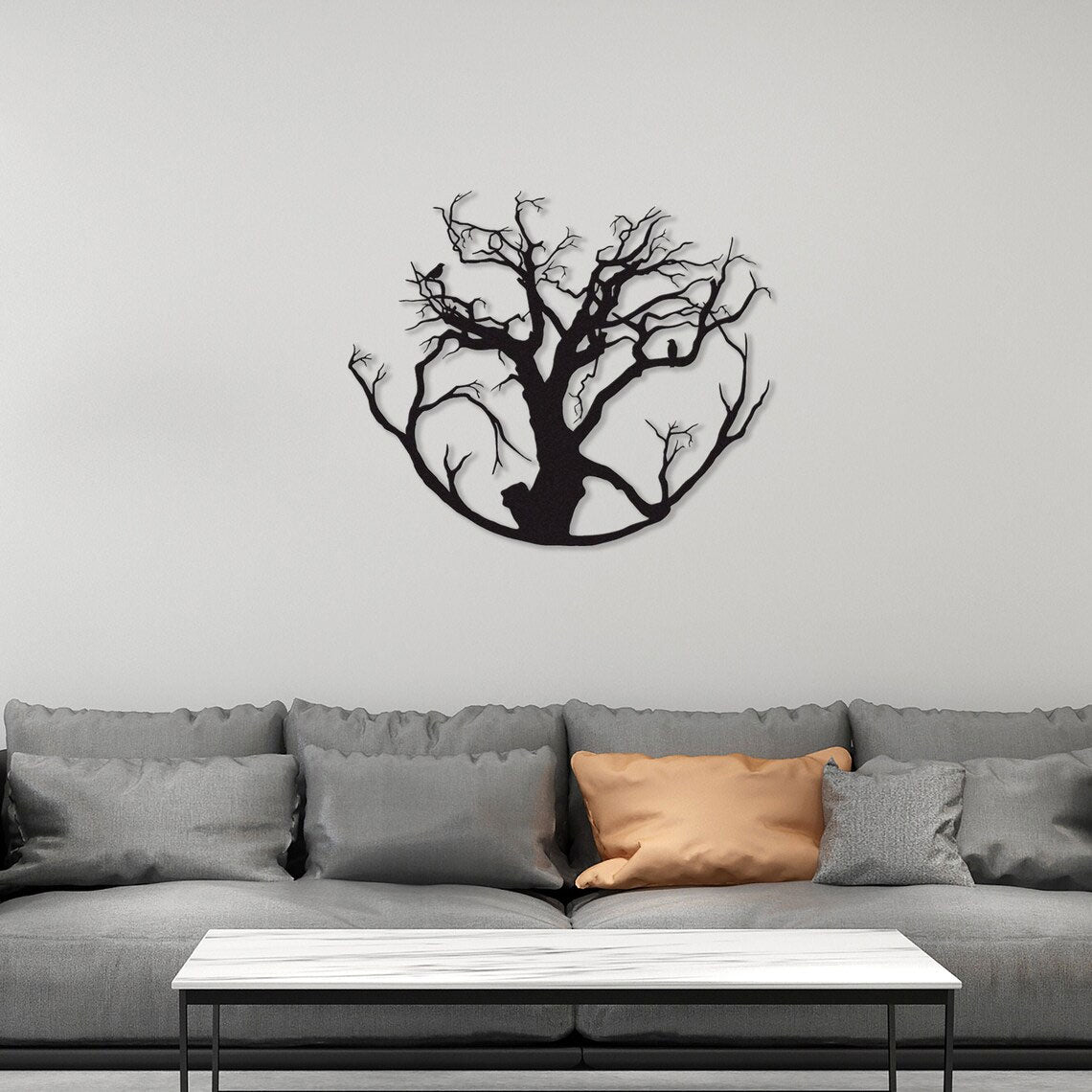Metalen Muurdecoratie - Levensboom (v3)