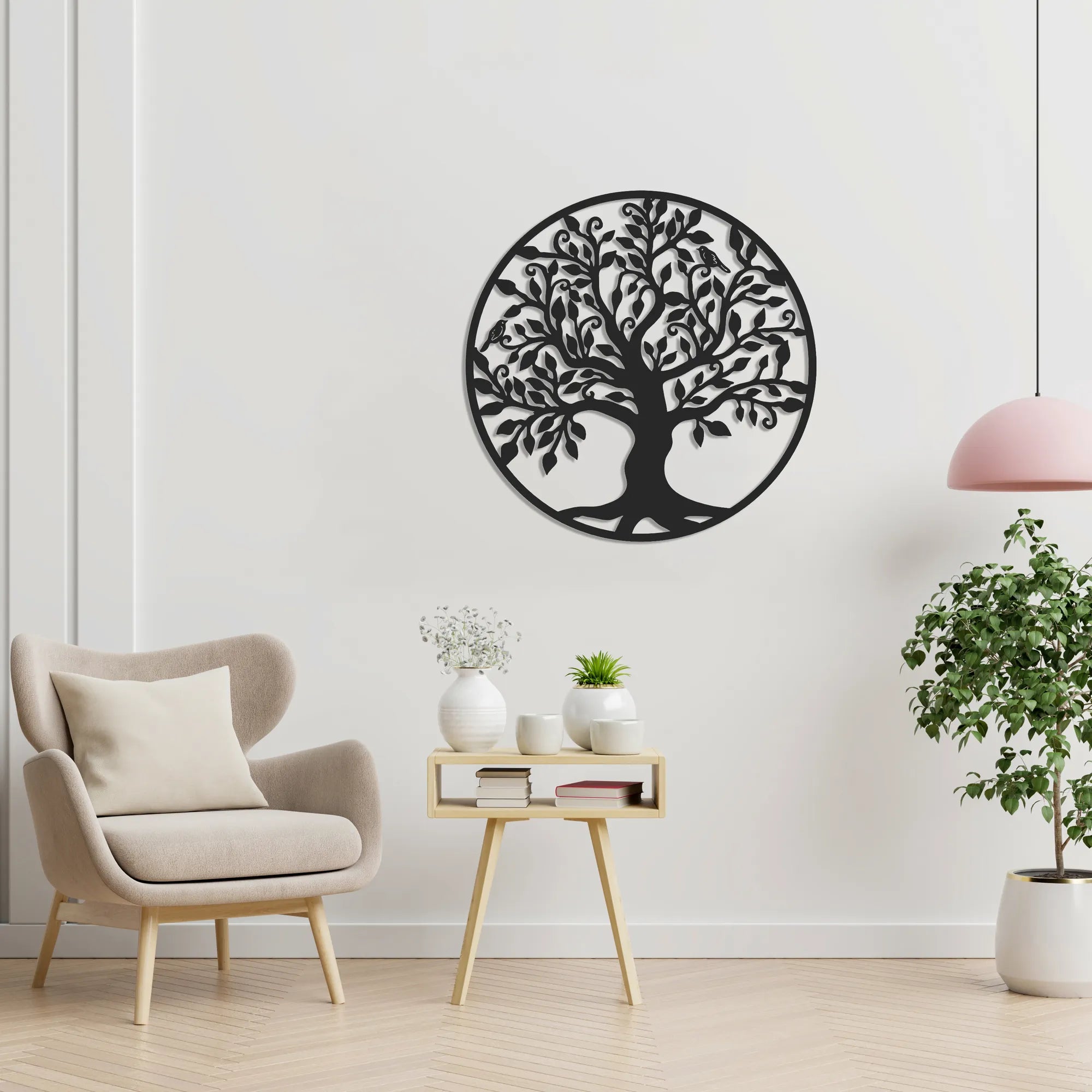 Décoration murale en métal - Arbre de vie