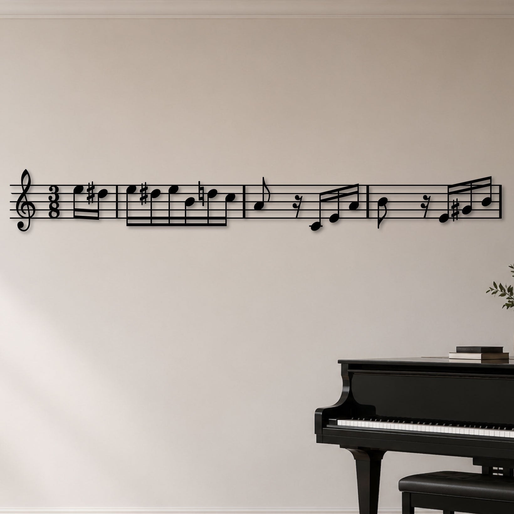 Cadence « Für Elise » Décoration Murale en Métal