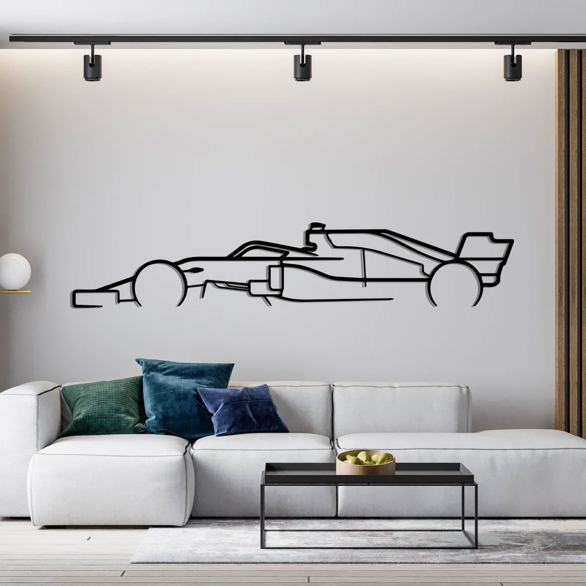 Décoration Murale en Métal - Formule 1 (V.01)