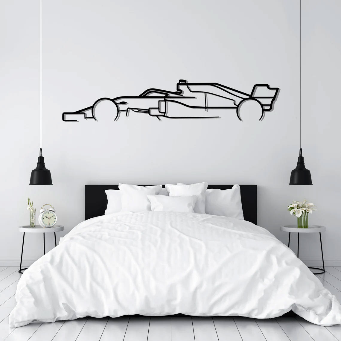 Décoration Murale en Métal - Formule 1 (V.01)