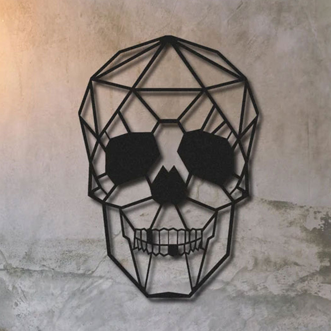 Metalen Muurdecoratie - Schedel
