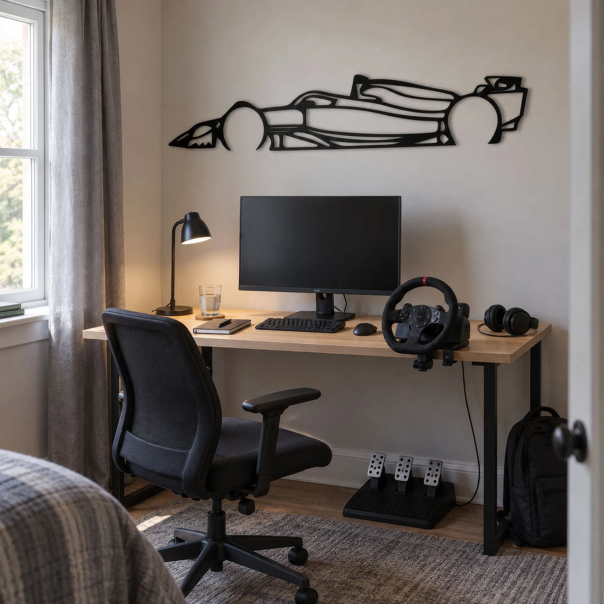 Décoration Murale en Métal - Formule 1
