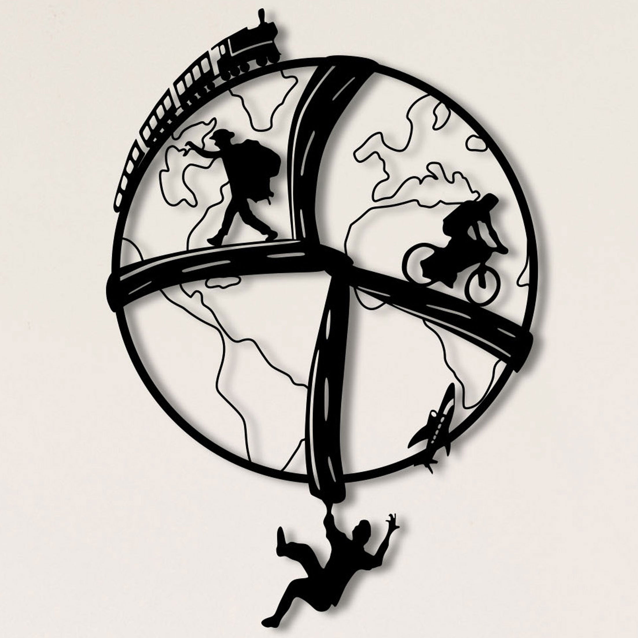Decorazione Murale in Metallo - Anima libera