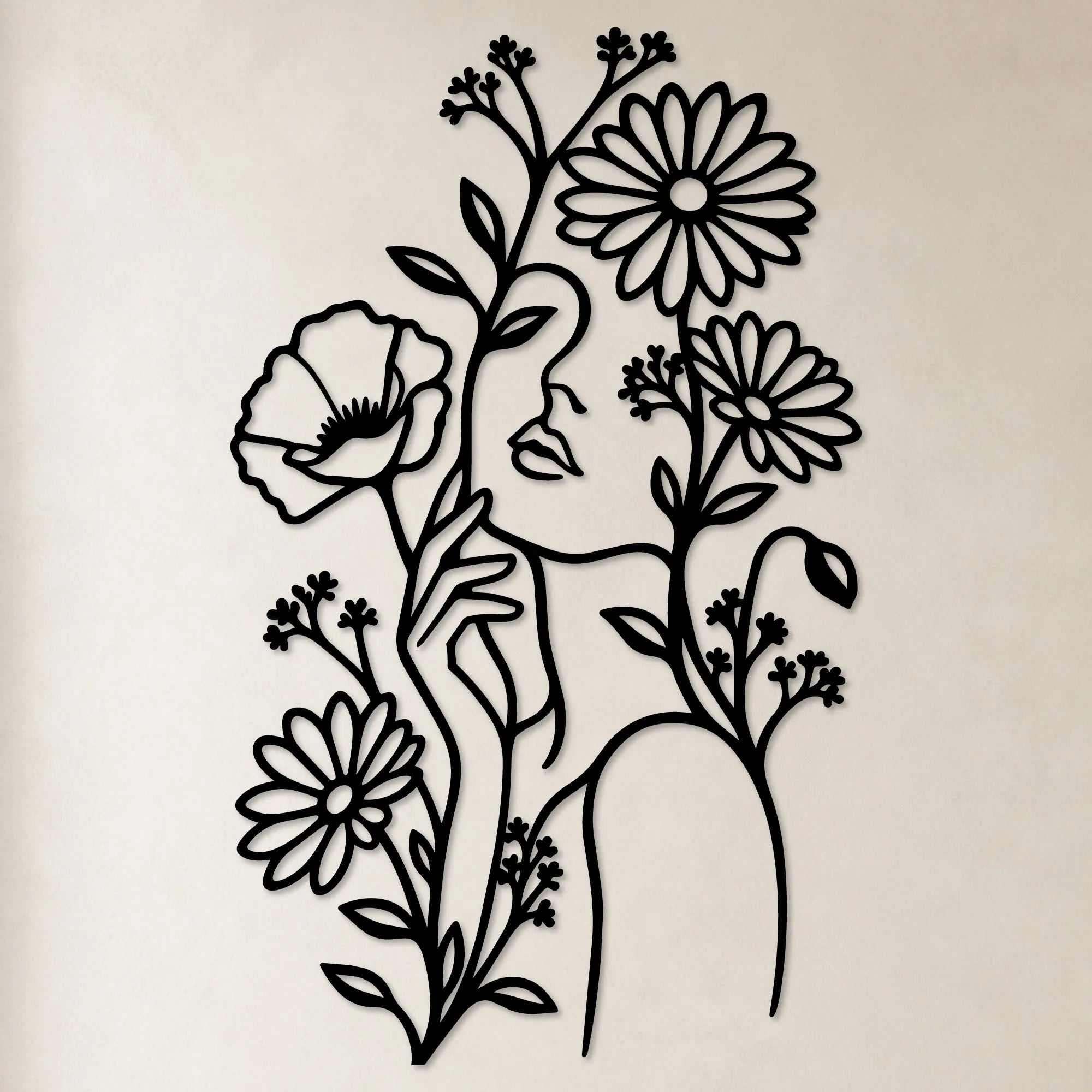 Décoration Murale Métal - Le rêve de Flora