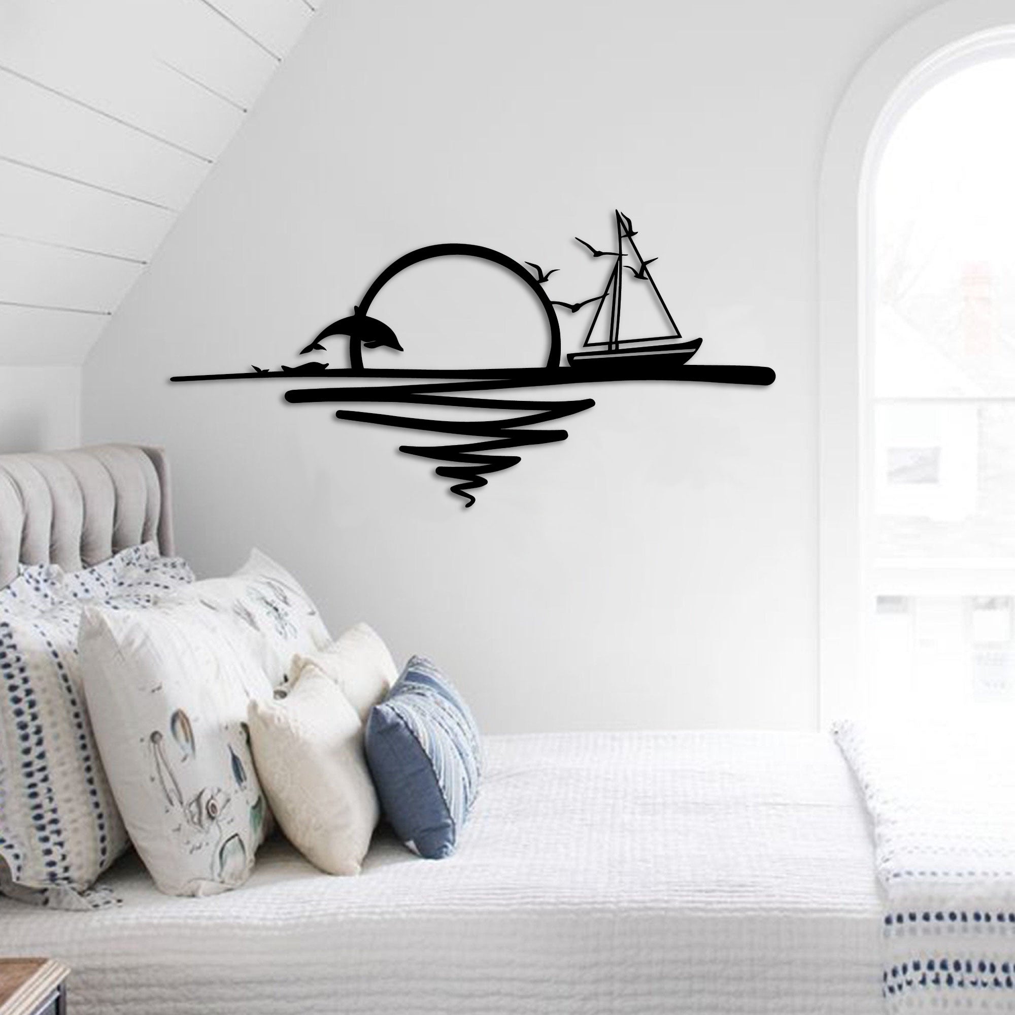Décoration murale métal | Lever du soleil