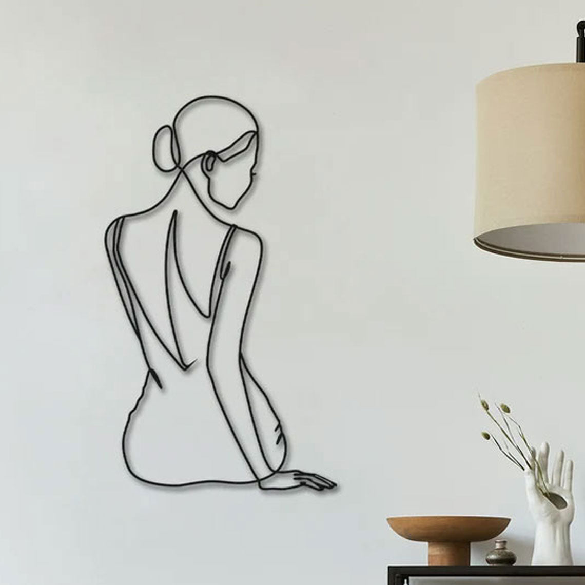 Décoration Murale en Métal - Minimaliste (2048)
