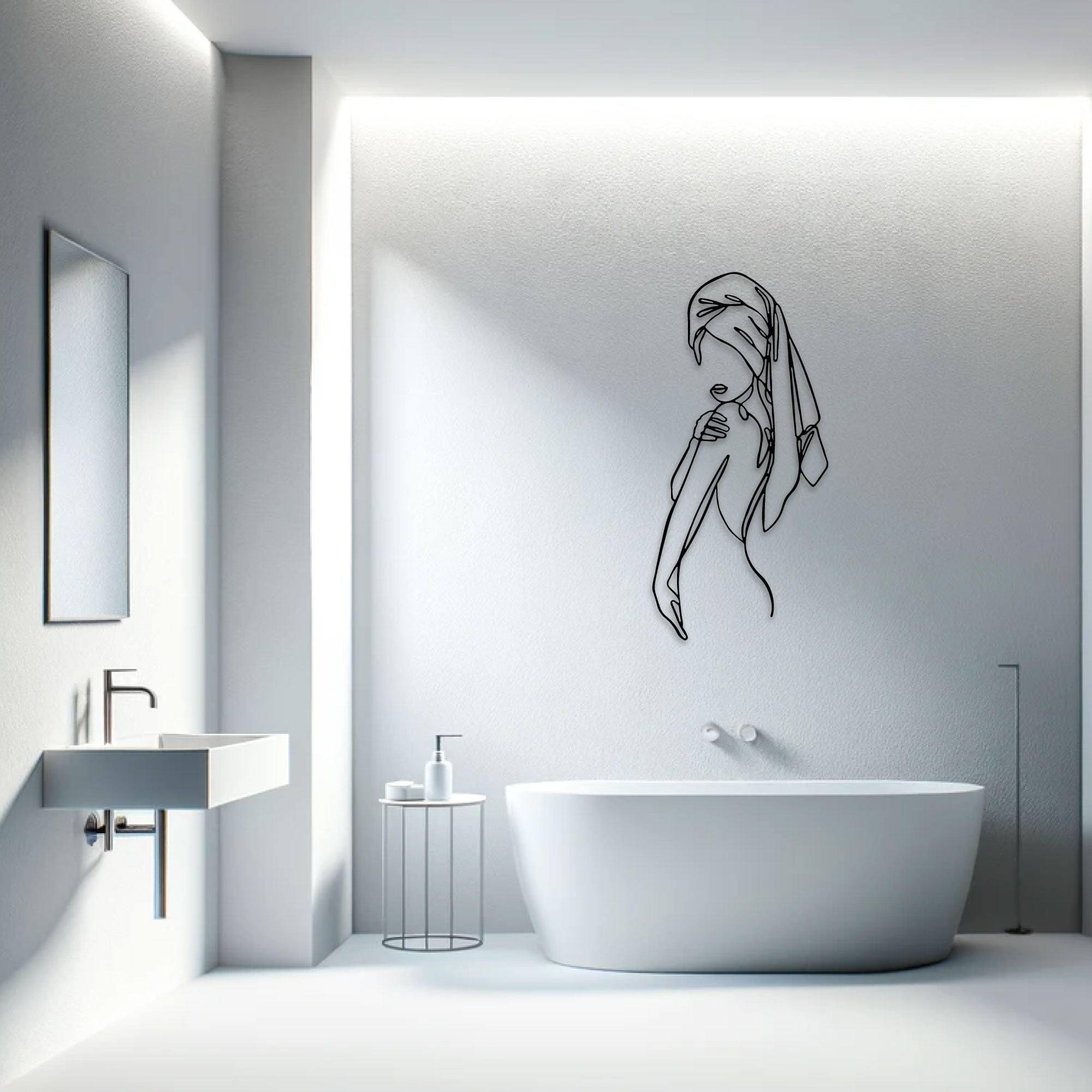 Decorazione Murale in Metallo - Eleganza eterna