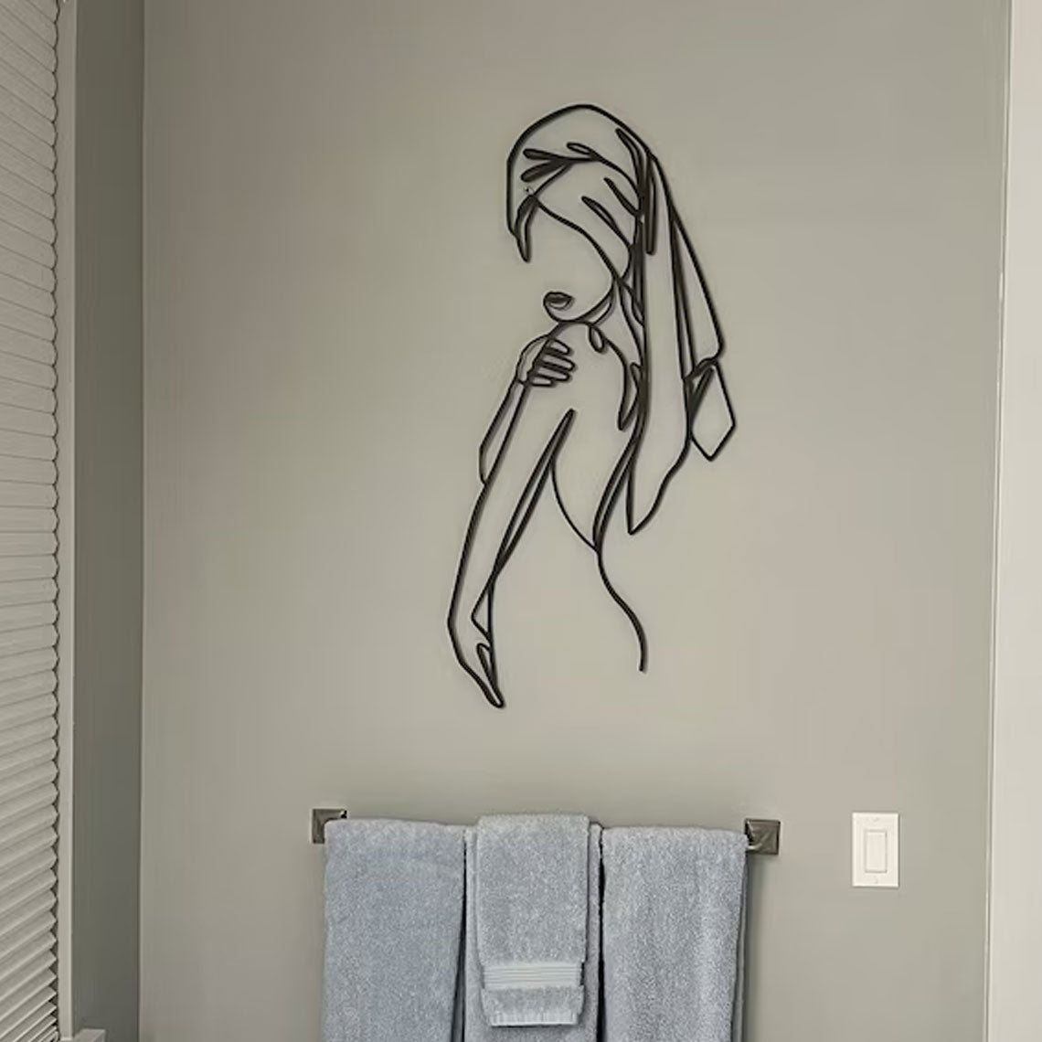 Decorazione Murale in Metallo - Eleganza eterna
