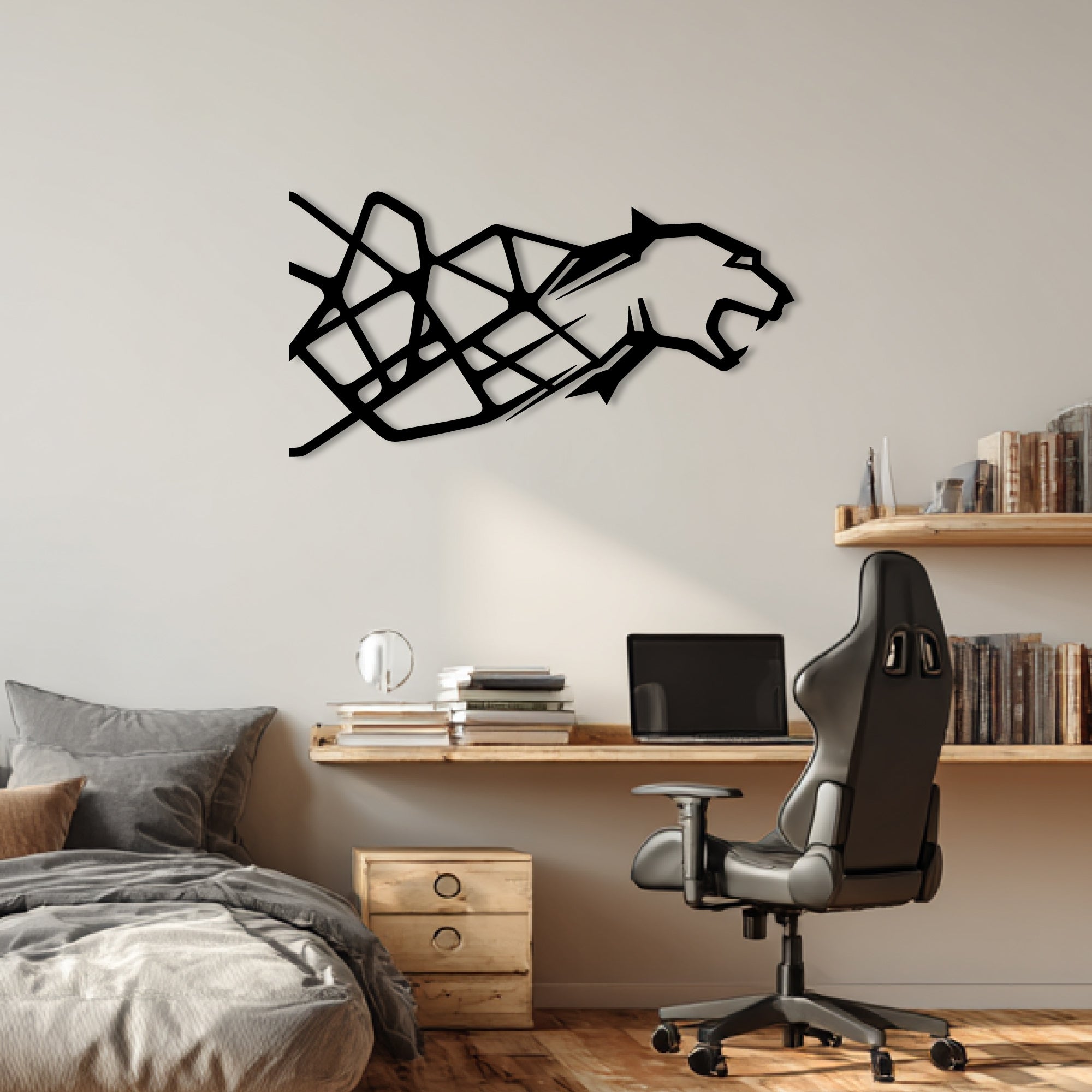 Decorazione da parete in metallo – Pantera