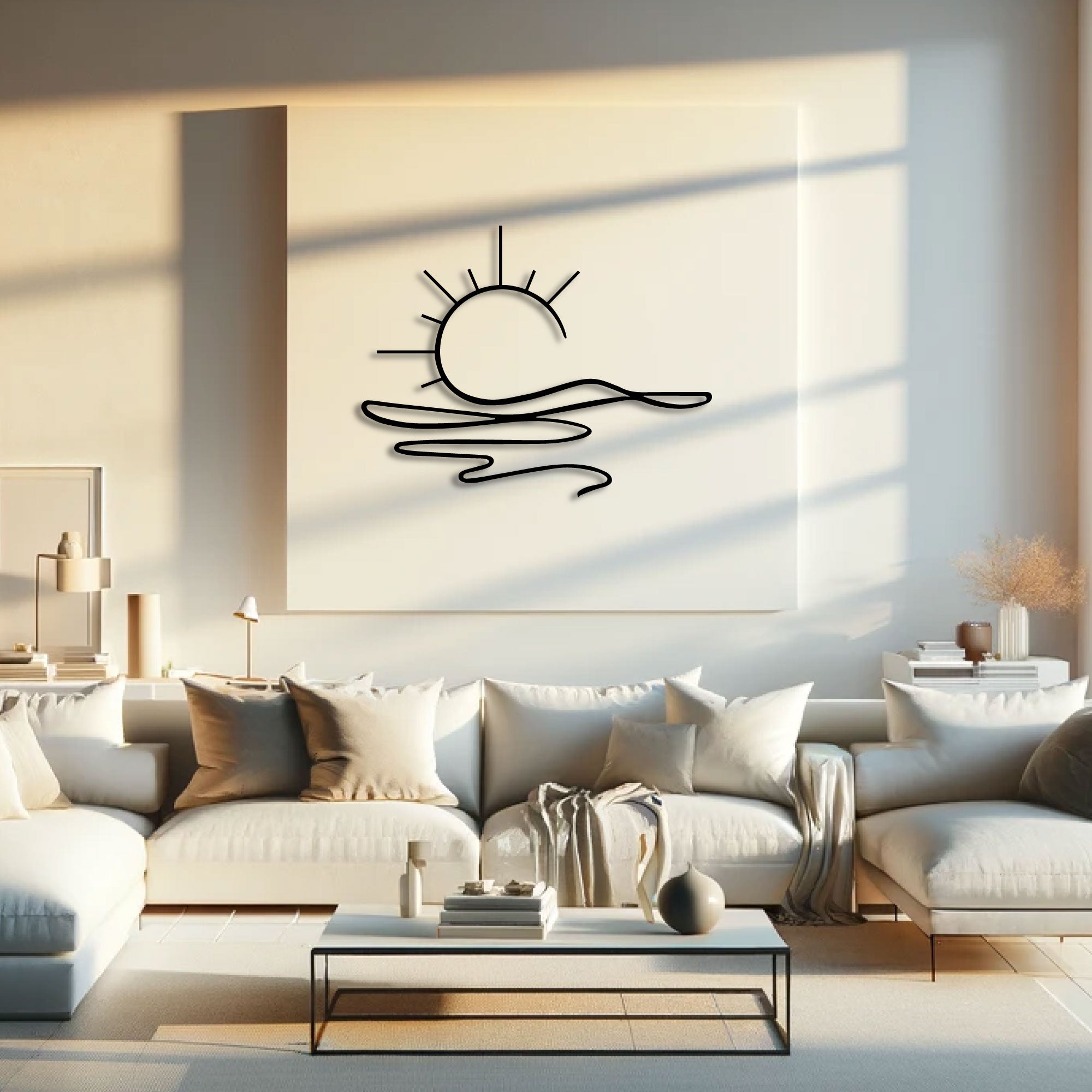 Décoration murale métal | Soleil 03