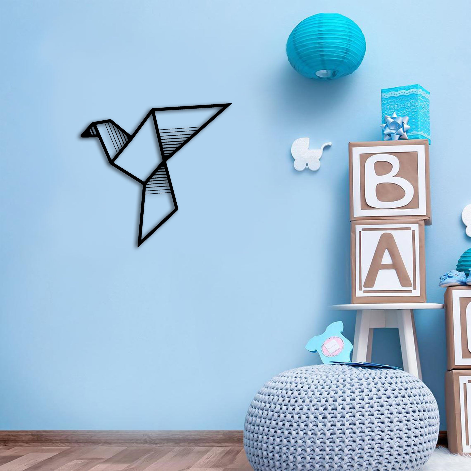 Décoration Murale en Métal - Oiseau
