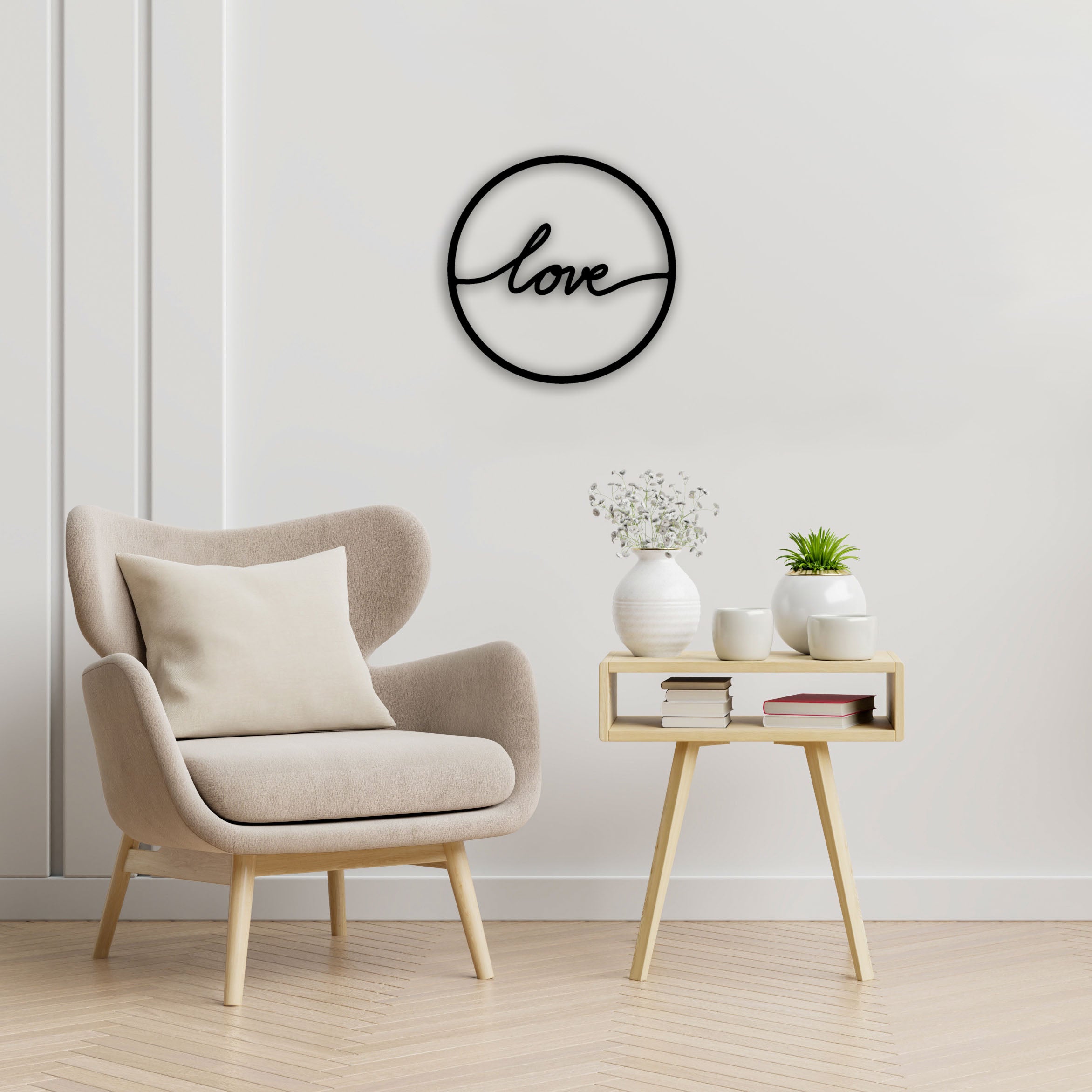 Décoration murale en métal - To Love