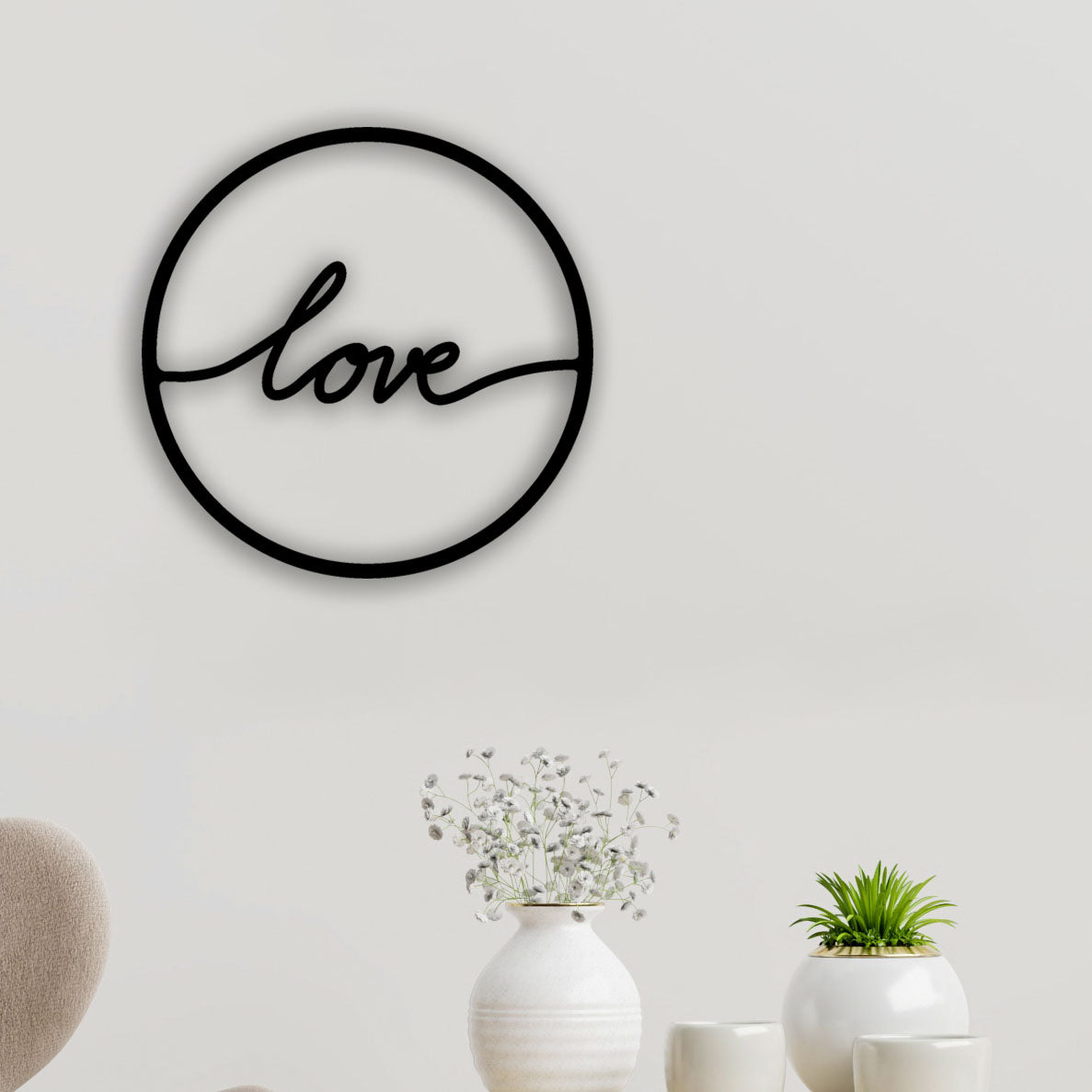 Décoration murale en métal - To Love
