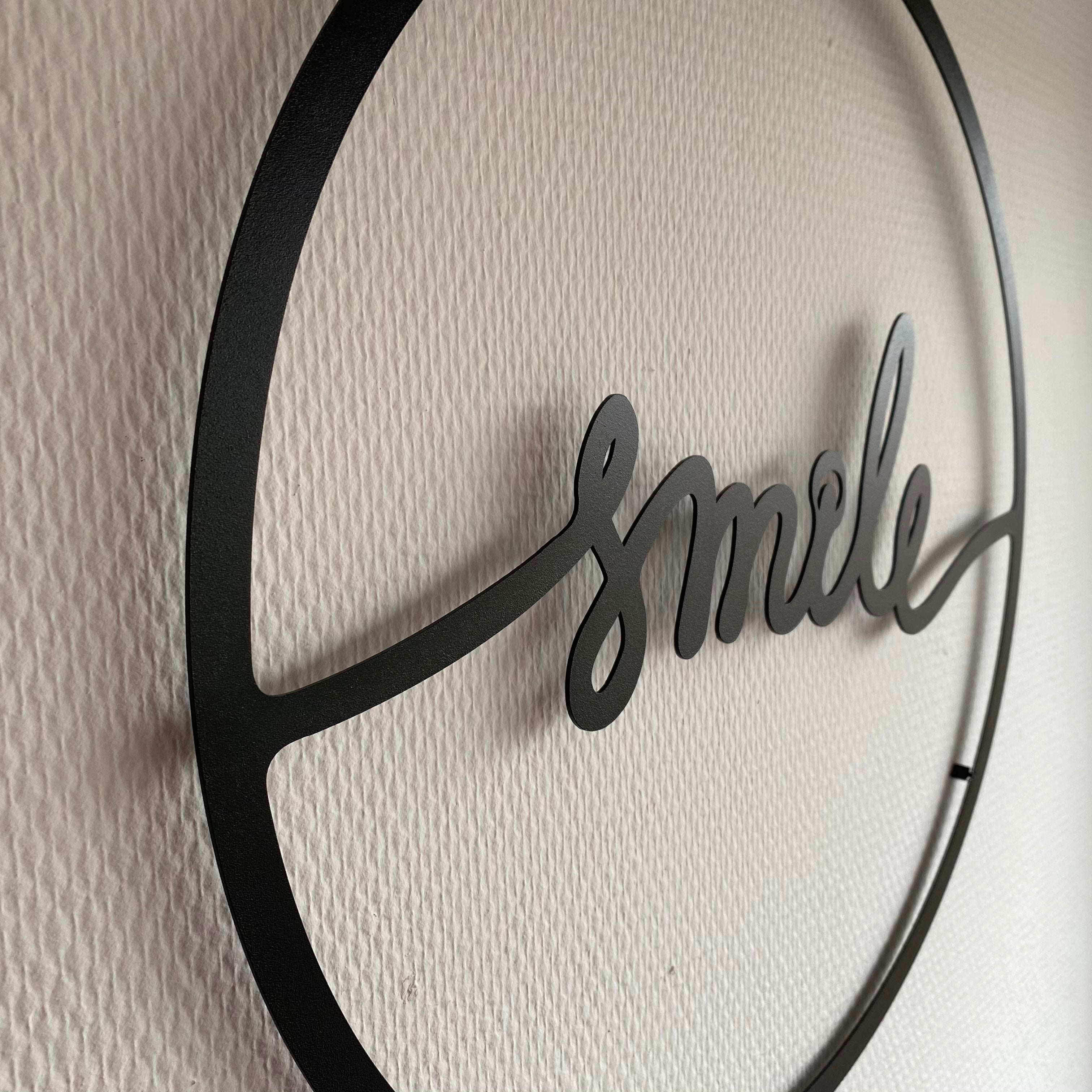Décoration murale en métal - Smile