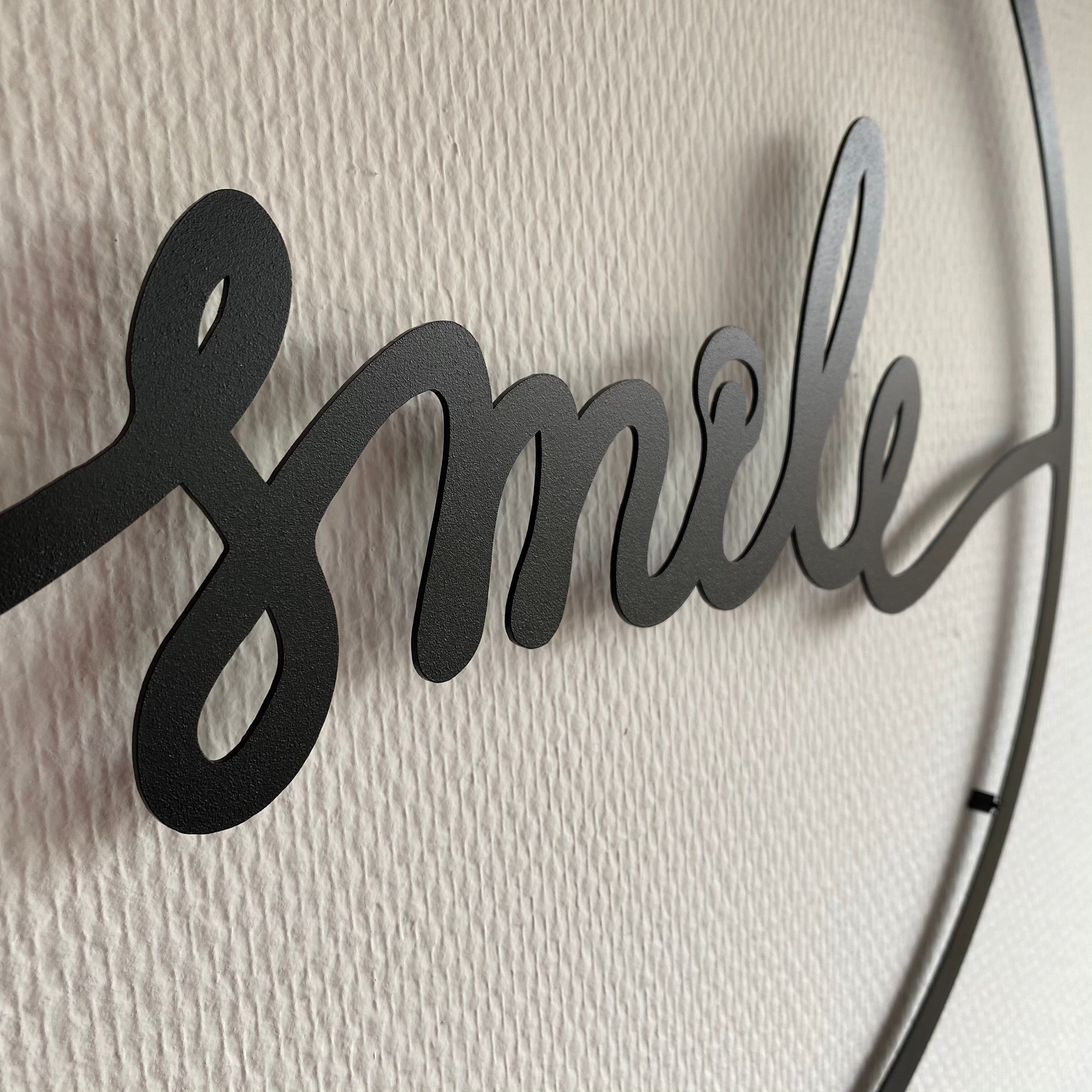 Décoration murale en métal - Smile