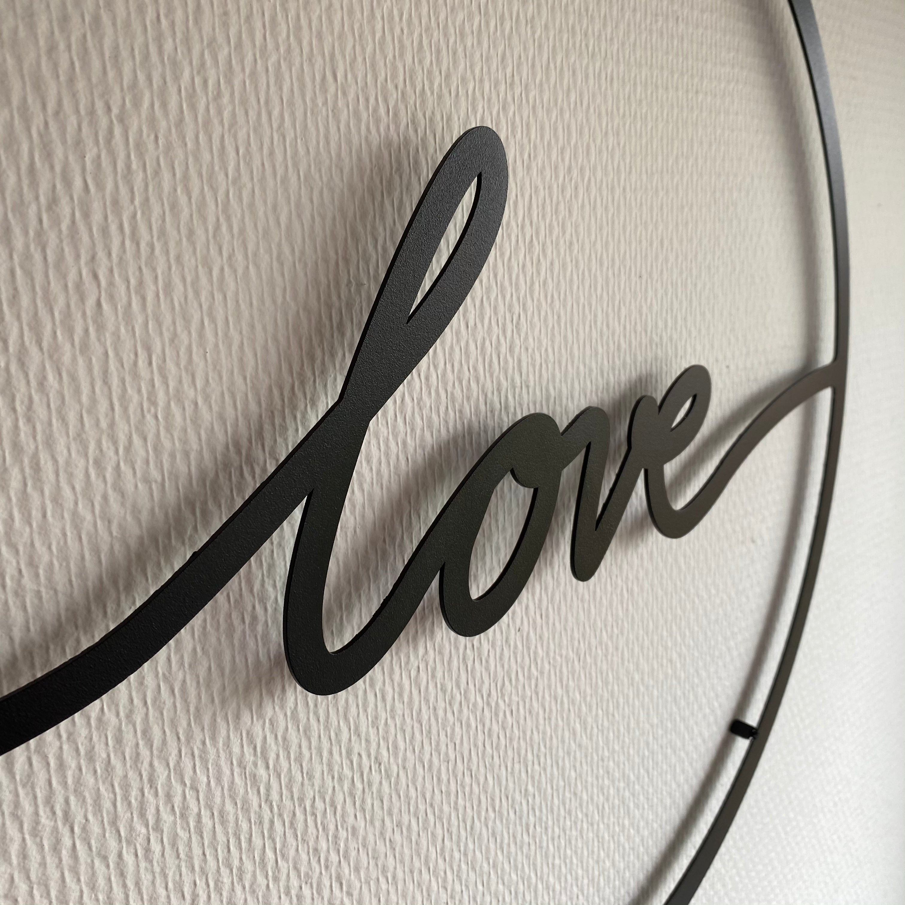 Décoration murale en métal - To Love
