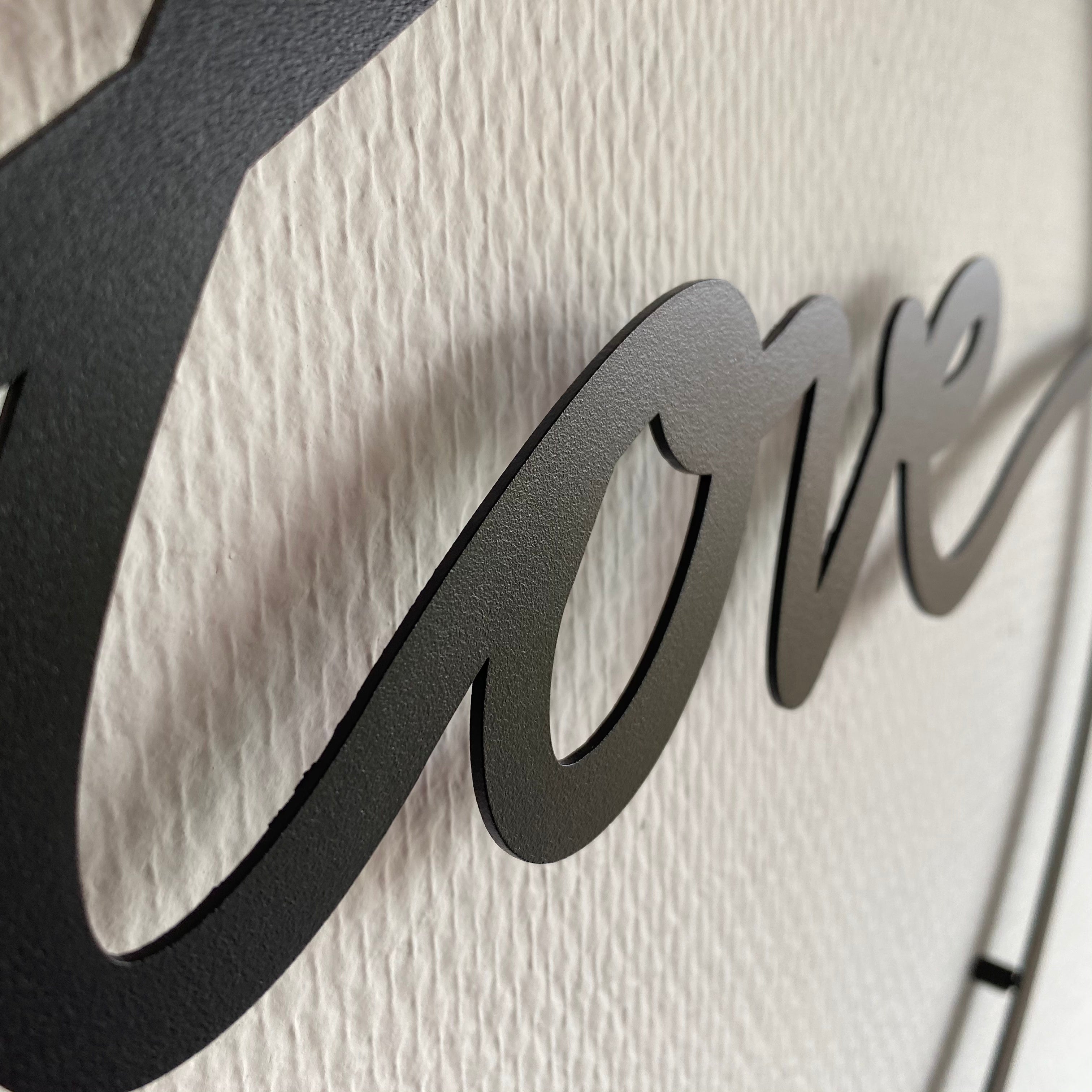 Décoration murale en métal - To Love