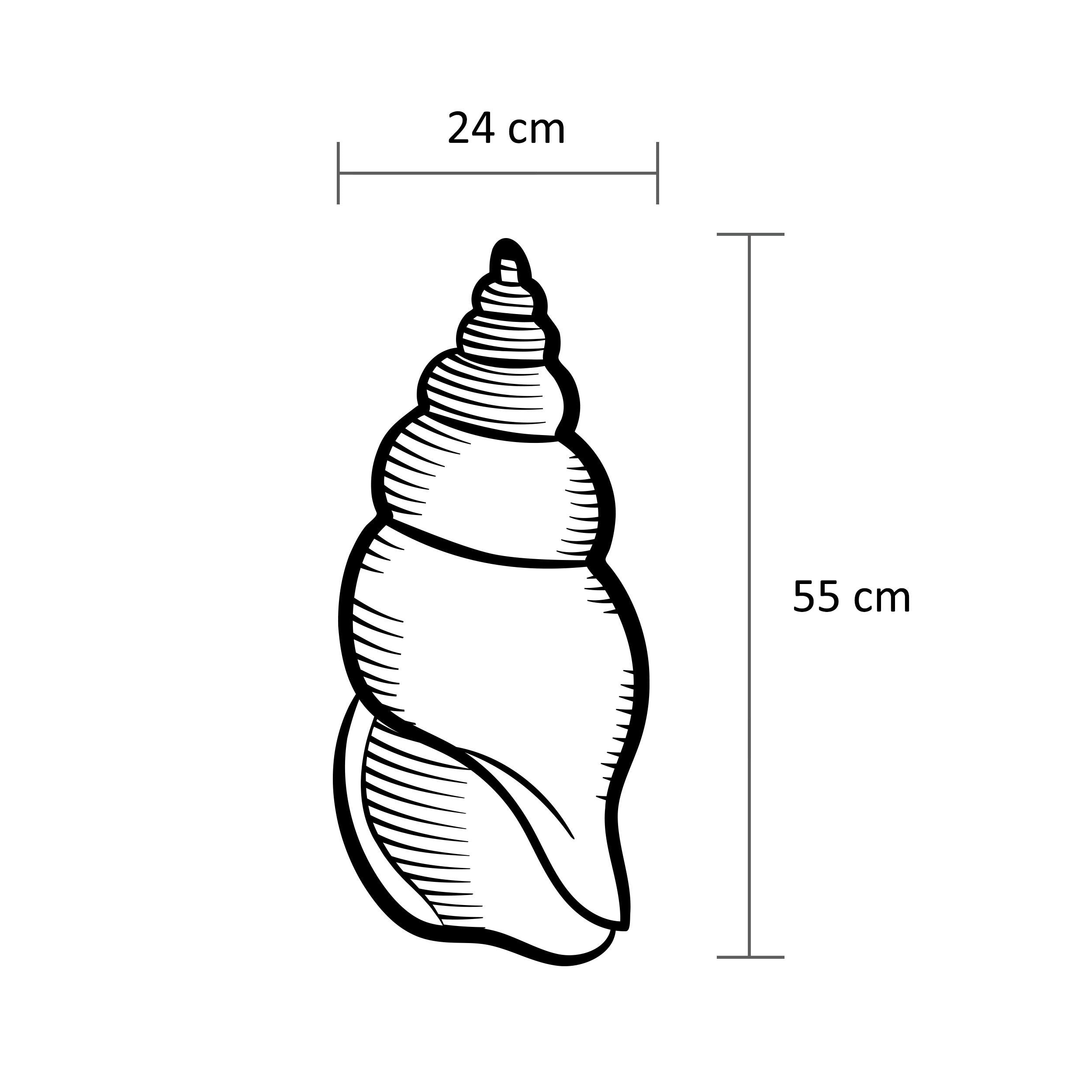 Metal Wall Decoration - Shell
