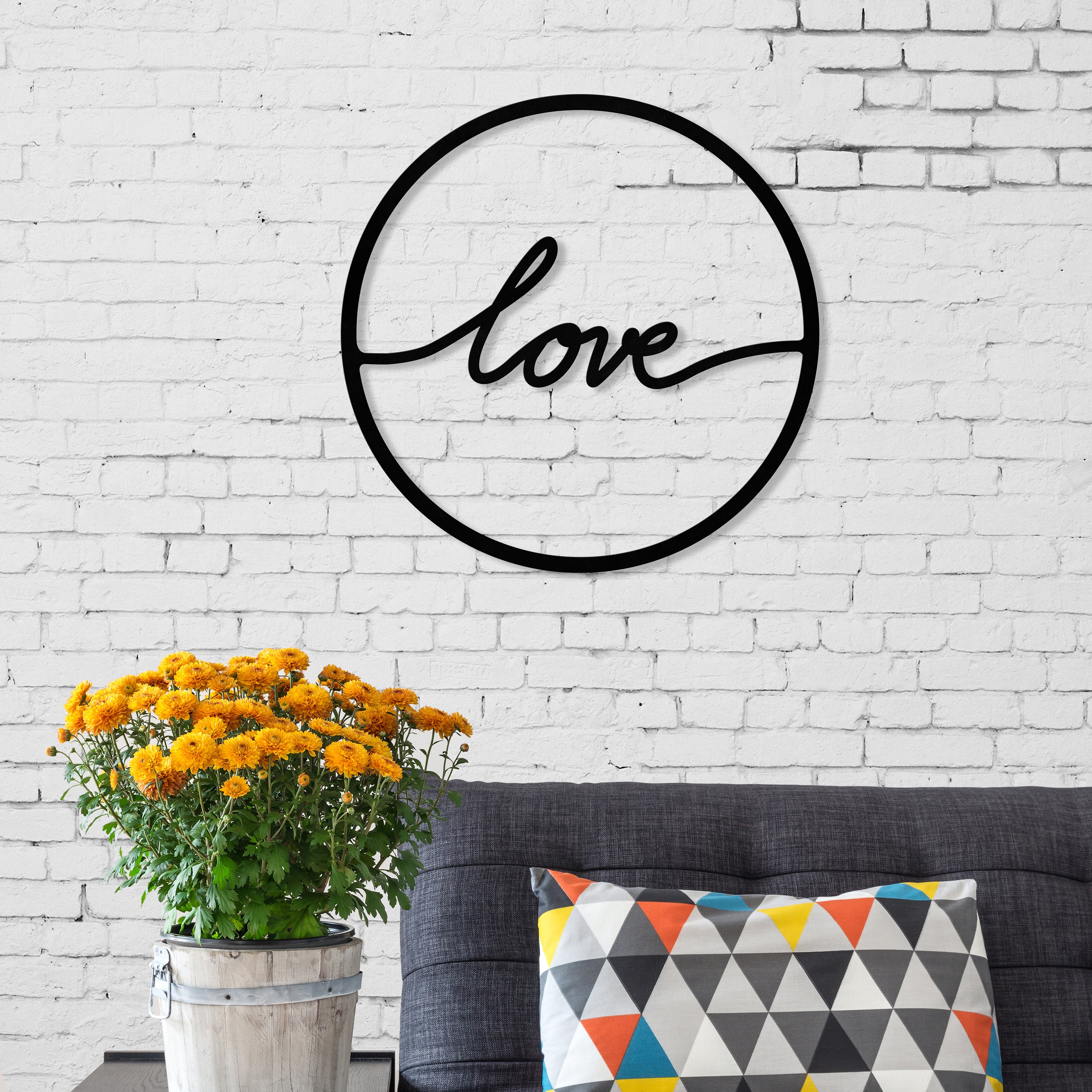 Décoration murale en métal - To Love