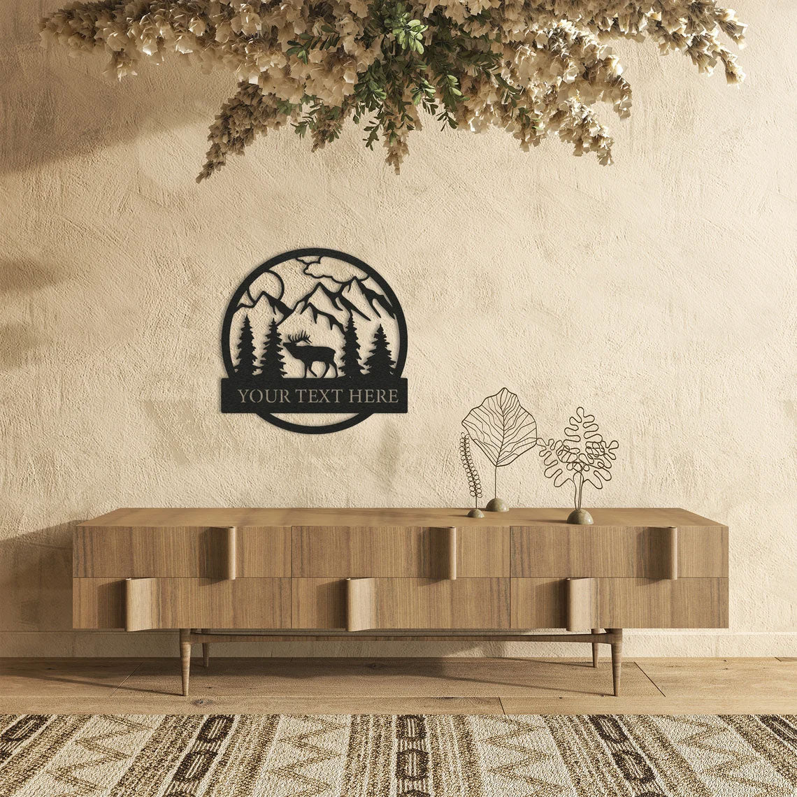 Décoration murale en métal - Personnalisé (001)