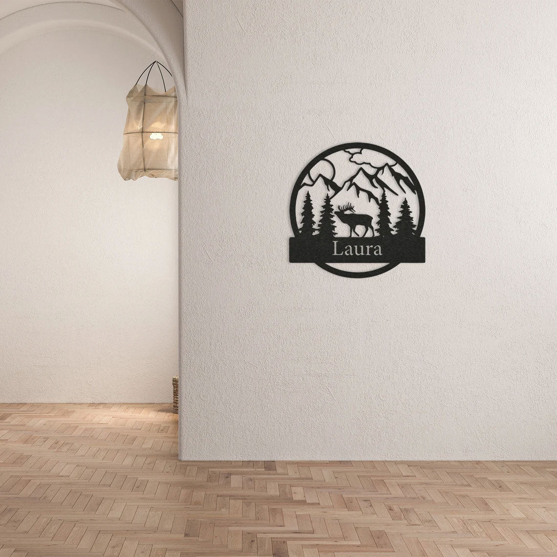 Décoration murale en métal - Personnalisé (001)
