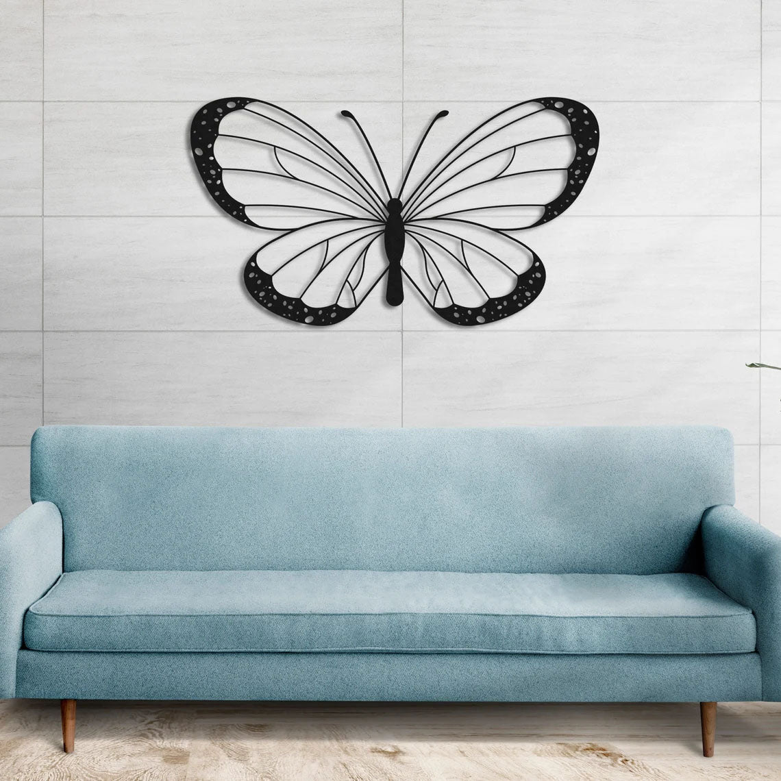 Décoration Murale en Métal - Papillon