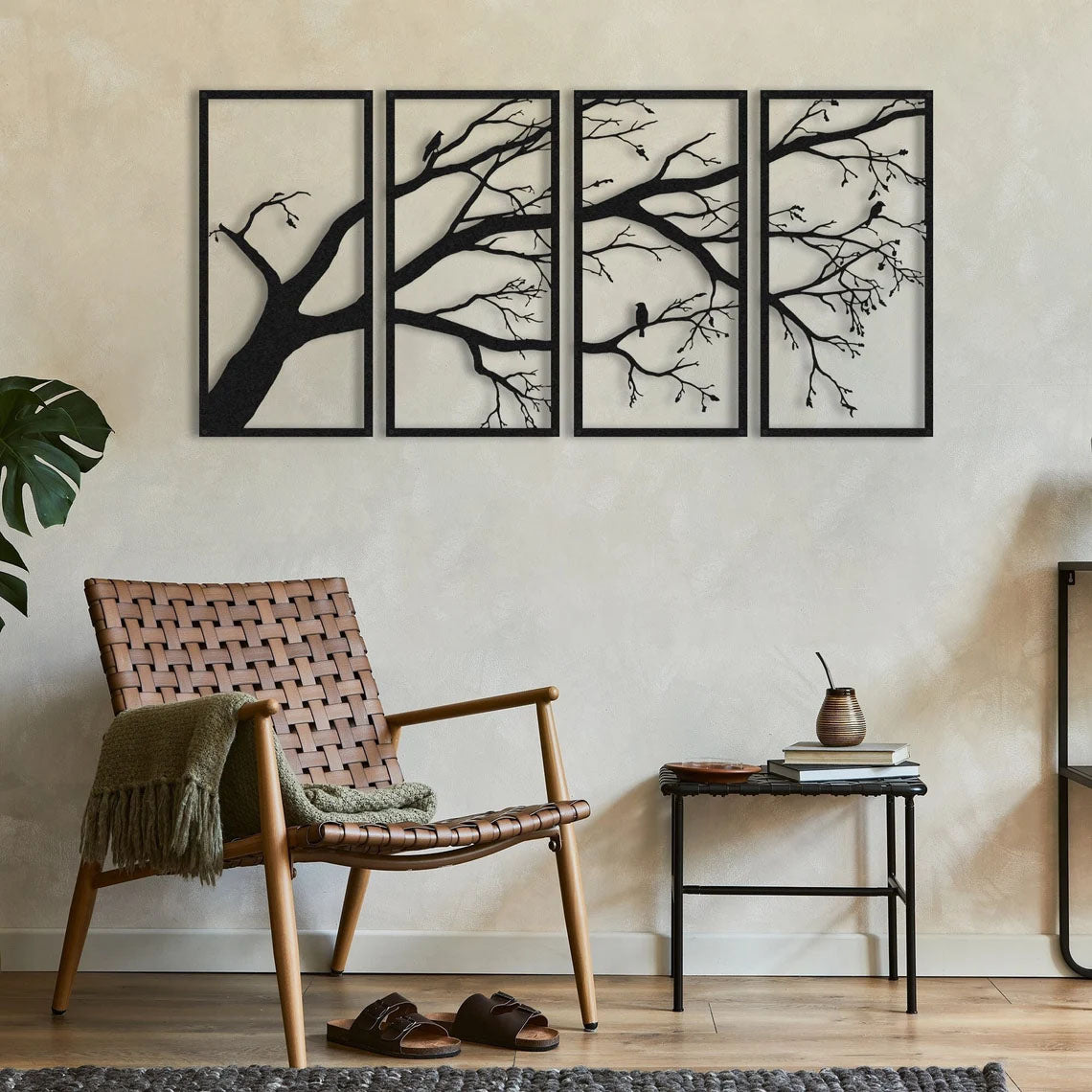 Décoration Murale en Métal - Arbre de vie (V.04)