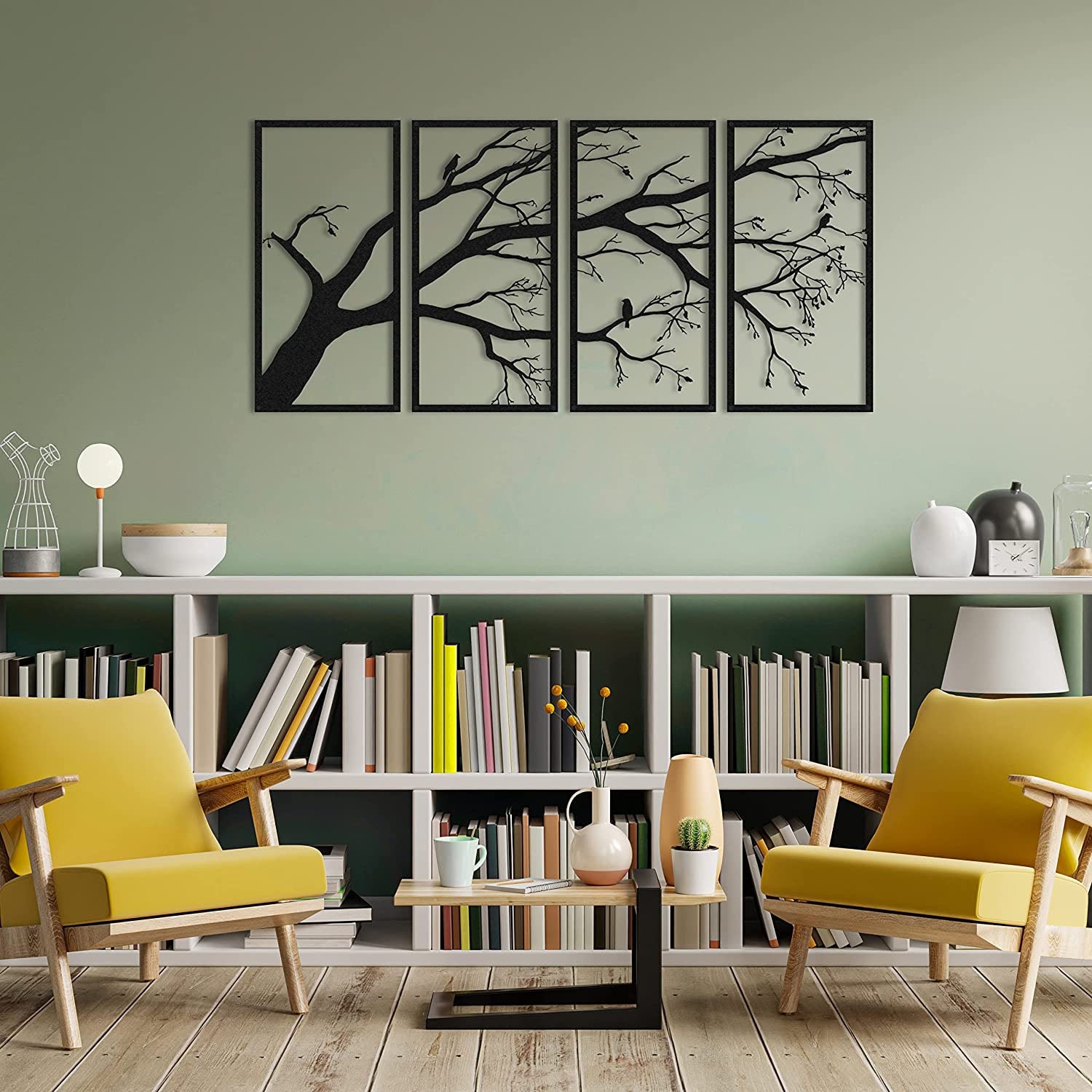 Décoration Murale en Métal - Arbre de vie (V.04)