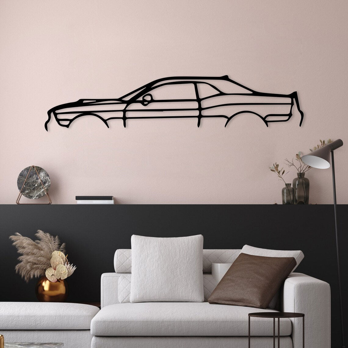 Decoración de Pared de Metal - Dodge Challenger