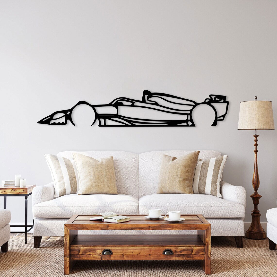 Décoration Murale en Métal - Formule 1 (v2)
