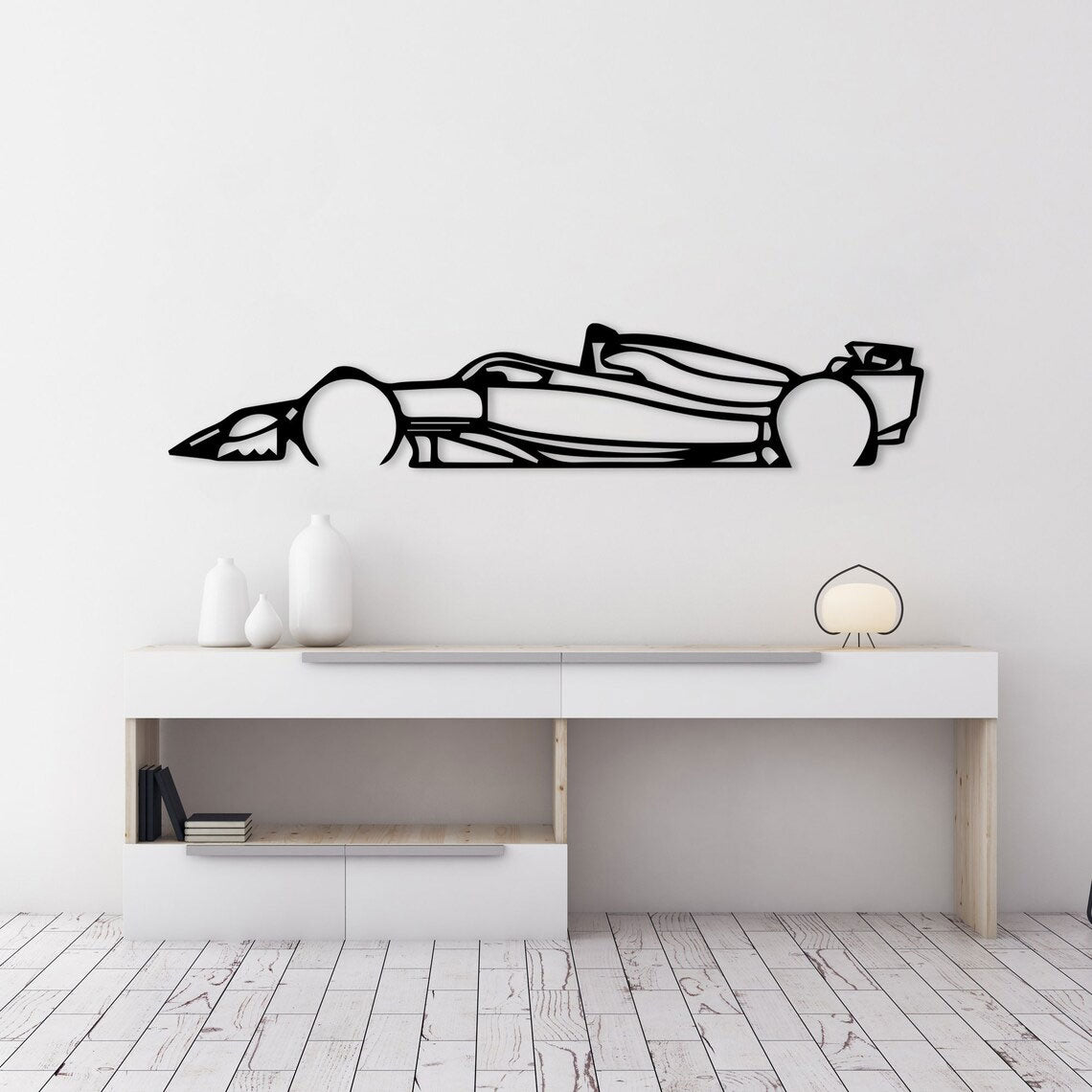 Décoration Murale en Métal - Formule 1 (v2)