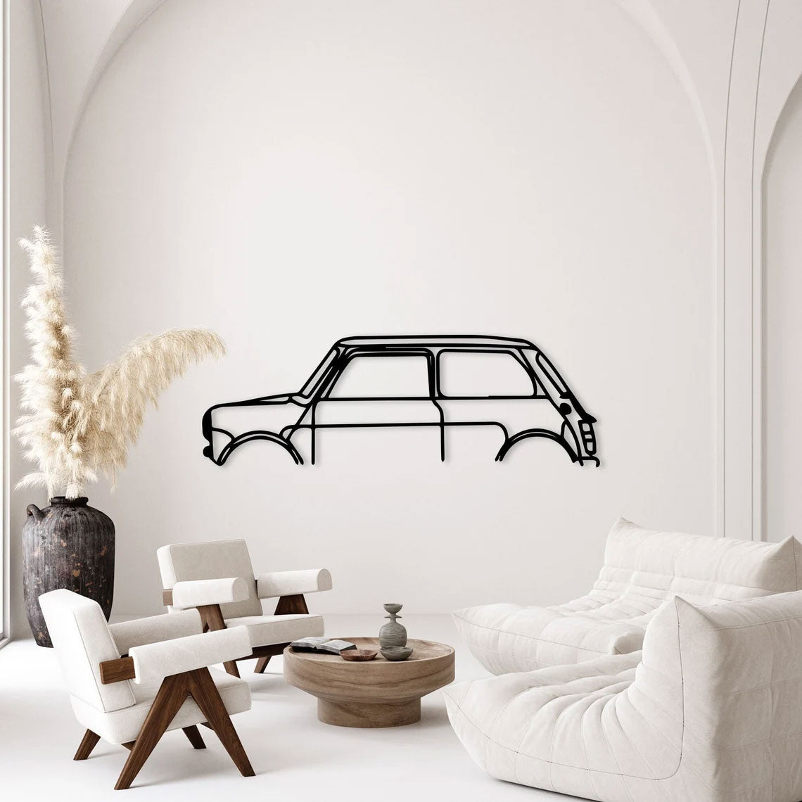 Décoration Murale en Métal - Mini Cooper