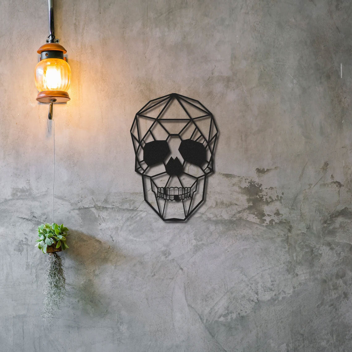 Metalen Muurdecoratie - Schedel