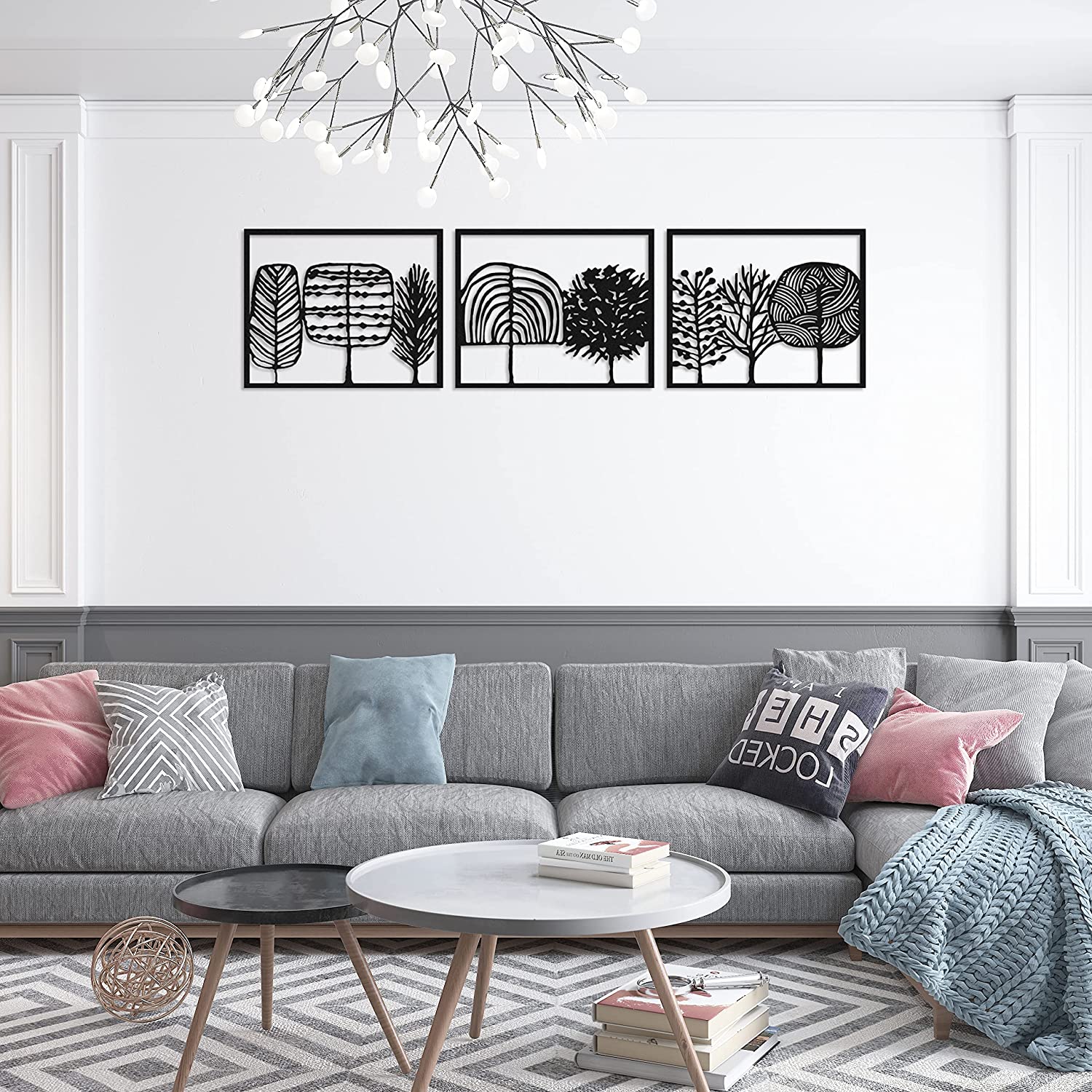 Décoration Murale en Métal - Forêt de bonbon (V.01)