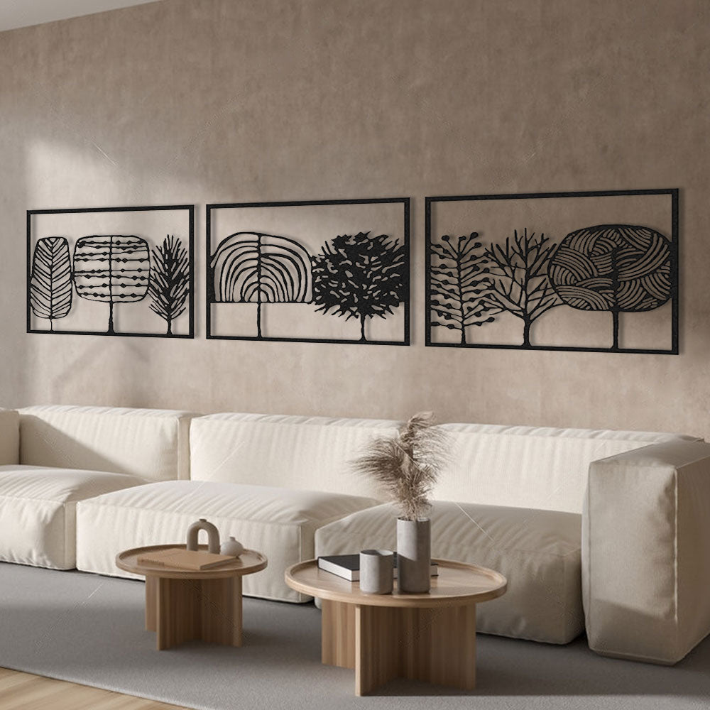 Décoration Murale en Métal - Forêt de bonbon (V.01)