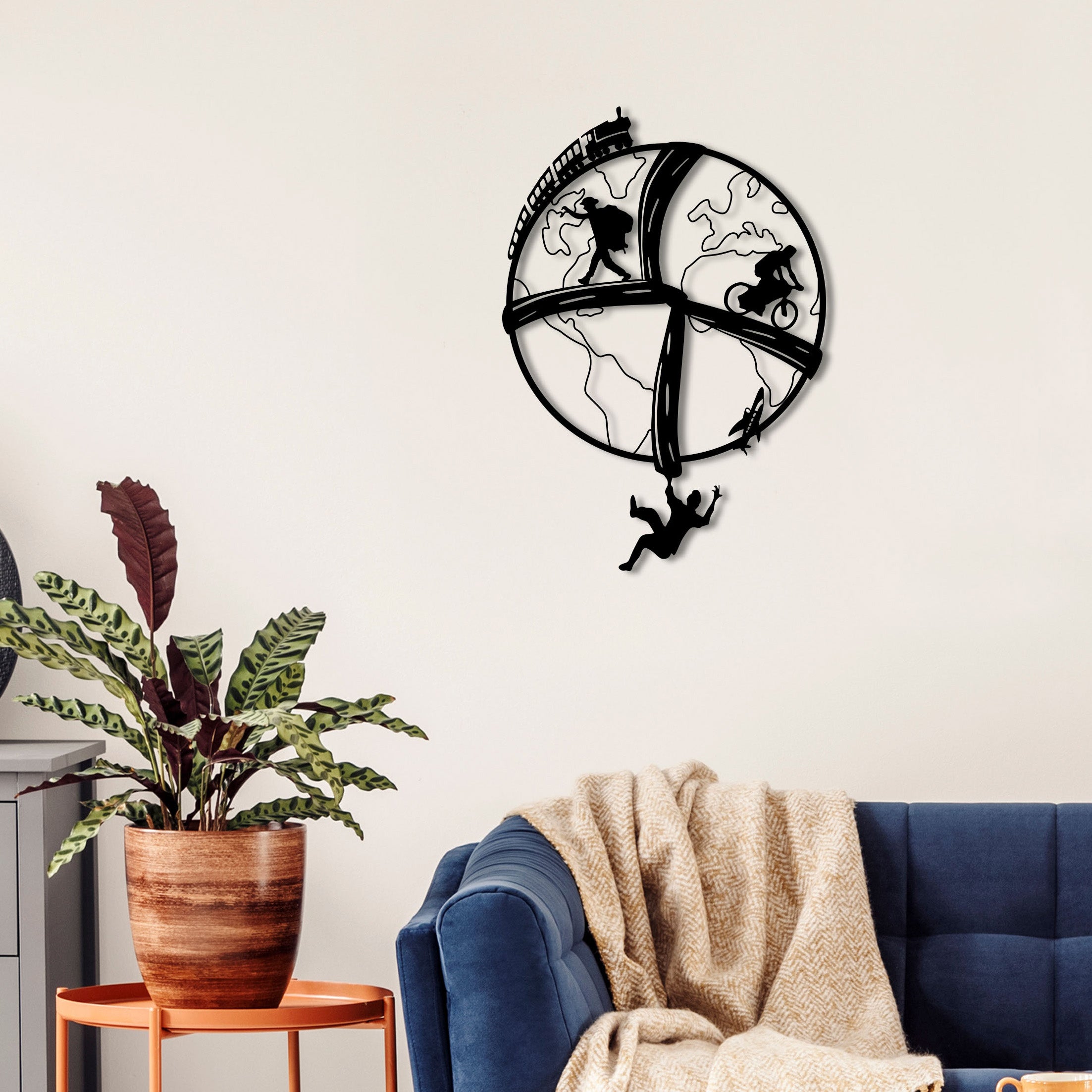 Decorazione Murale in Metallo - Anima libera