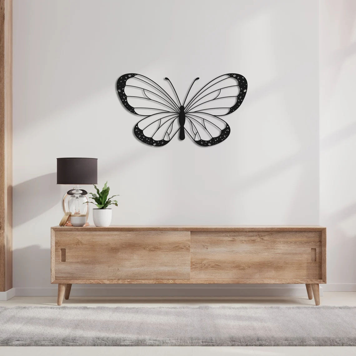 Décoration Murale en Métal - Papillon