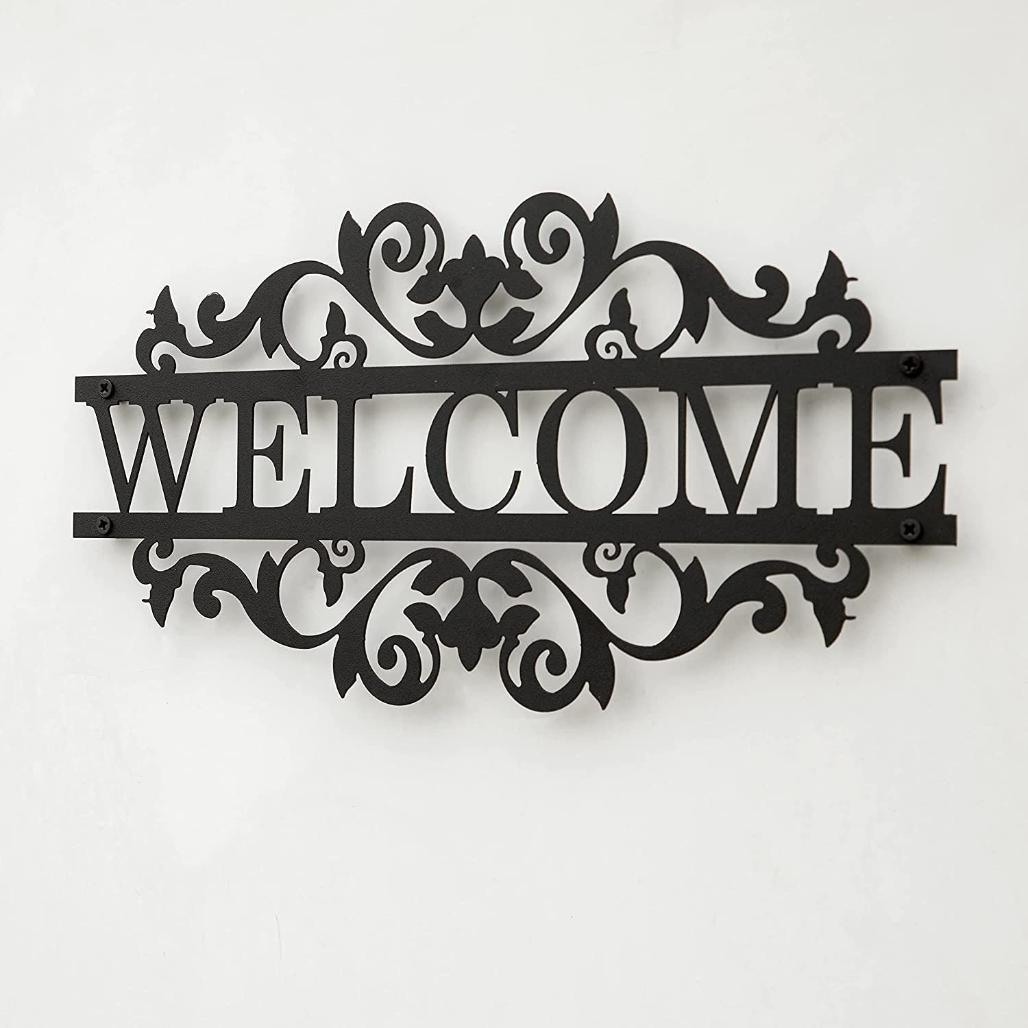 Décoration murale en métal - Welcome
