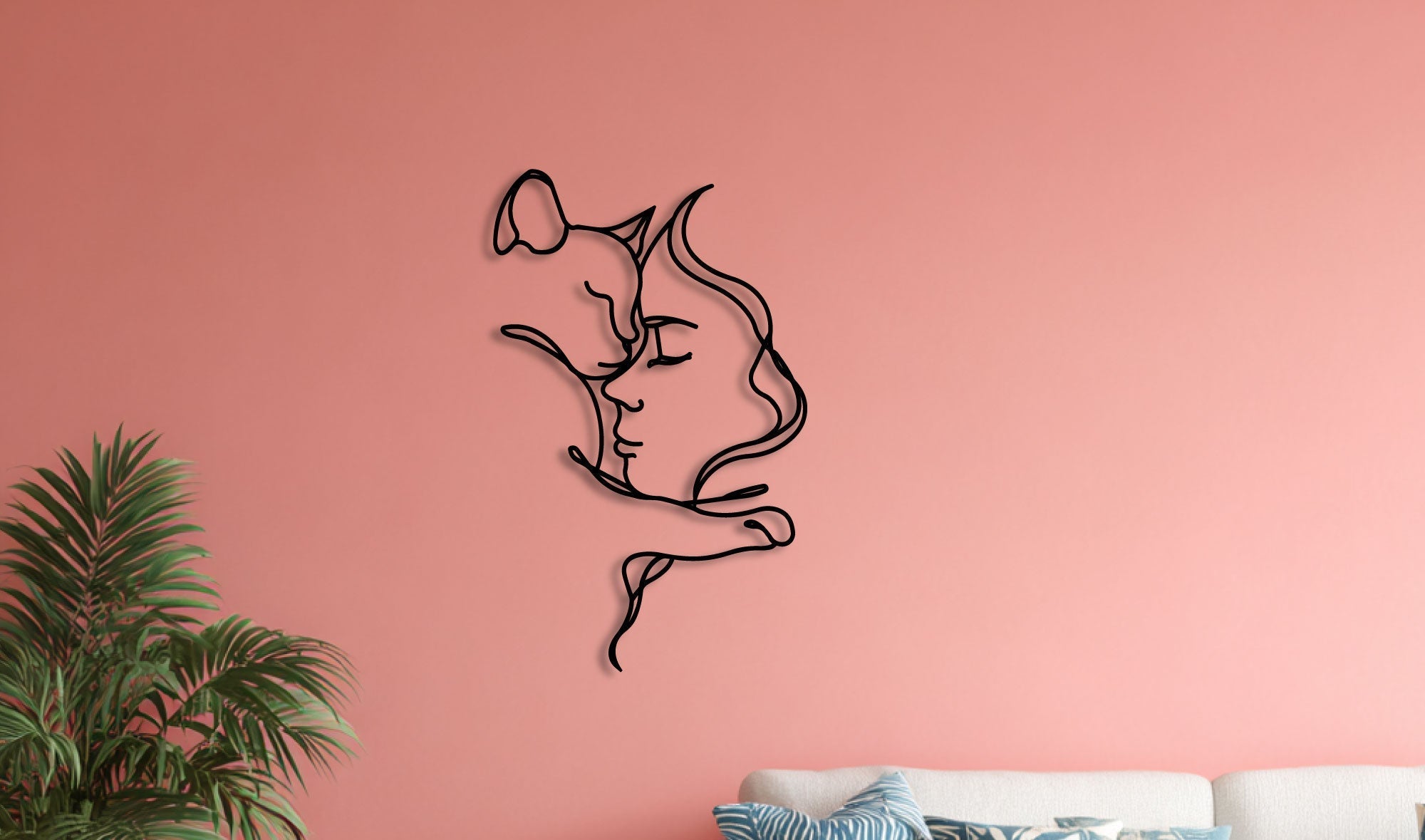 Décoration murale en métal